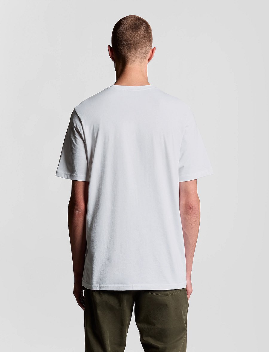 Lyle & Scott - Plain T-Shirt - t-krekli ar īsām piedurknēm - white - 3