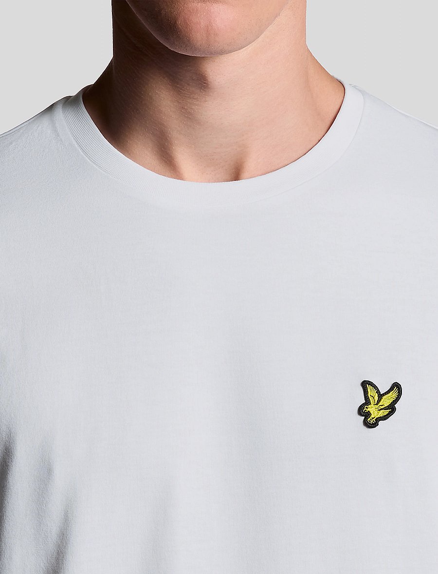 Lyle & Scott - Plain T-Shirt - t-krekli ar īsām piedurknēm - white - 5