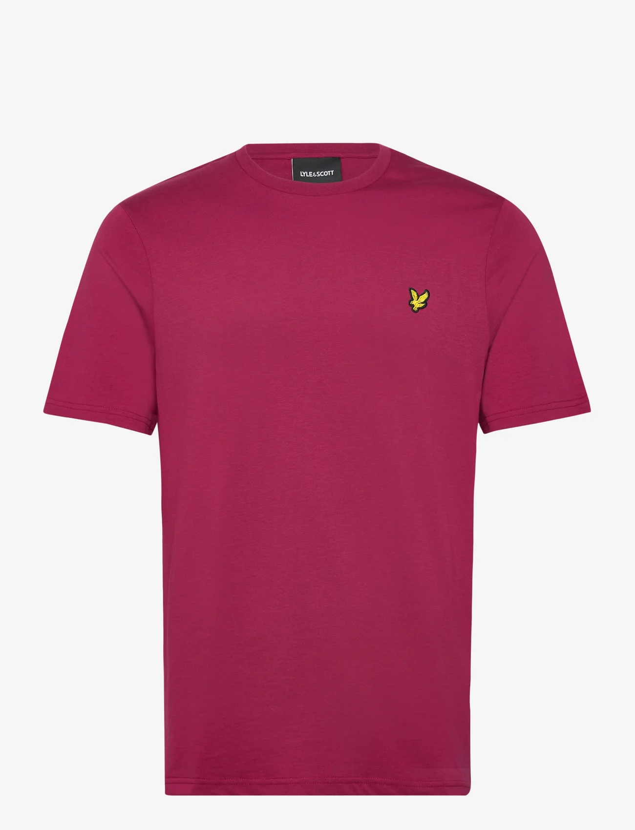 Lyle & Scott - Plain T-Shirt - alhaisimmat hinnat - x237 rich burgundy - 0