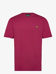 Lyle & Scott - Plain T-Shirt - najniższe ceny - x237 rich burgundy - 0