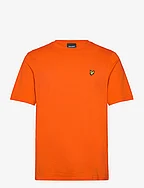 Plain T-Shirt - X298 TANGERINE TANGO