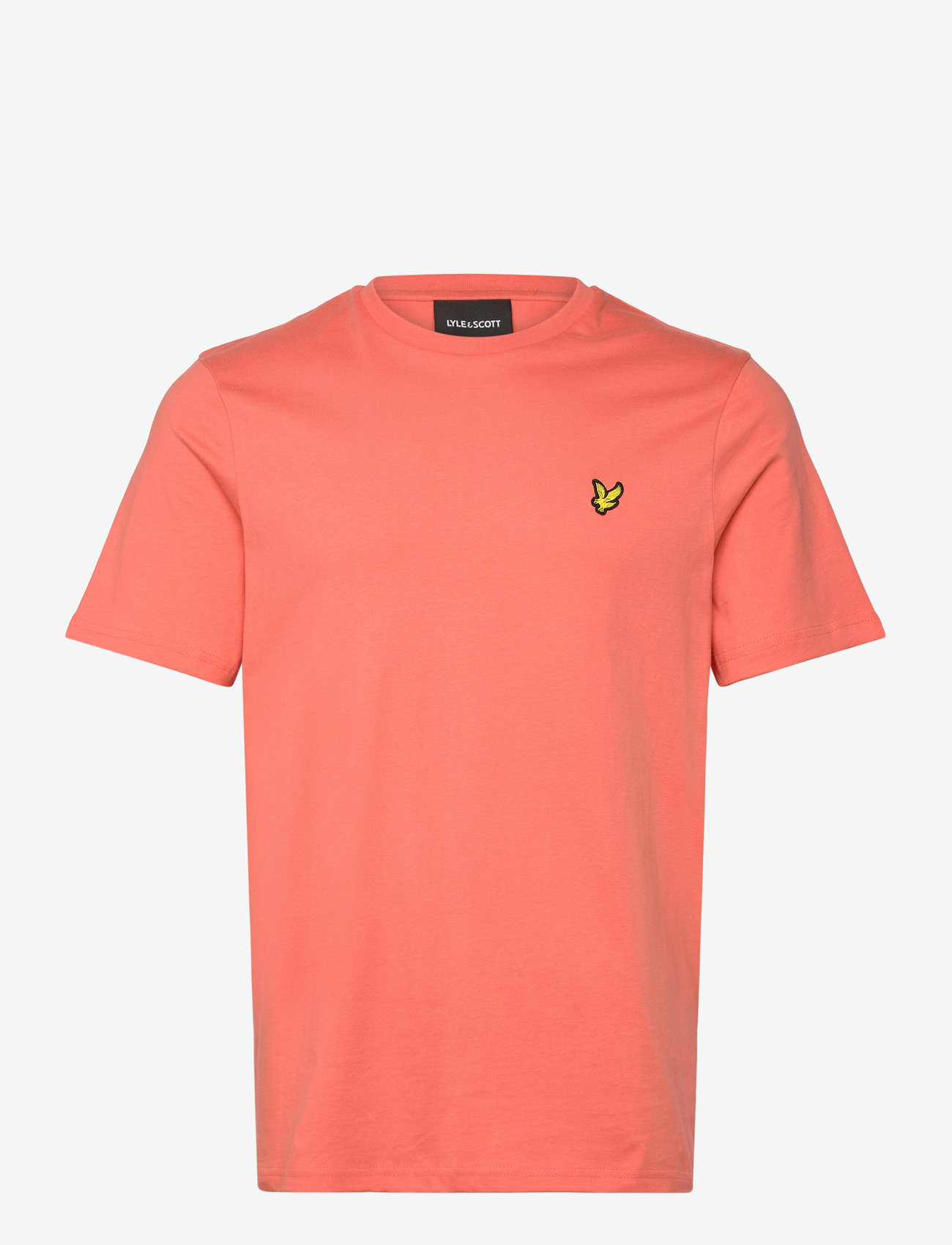 Lyle & Scott - Plain T-Shirt - kortärmade t-shirts - x586 coral stand - 1