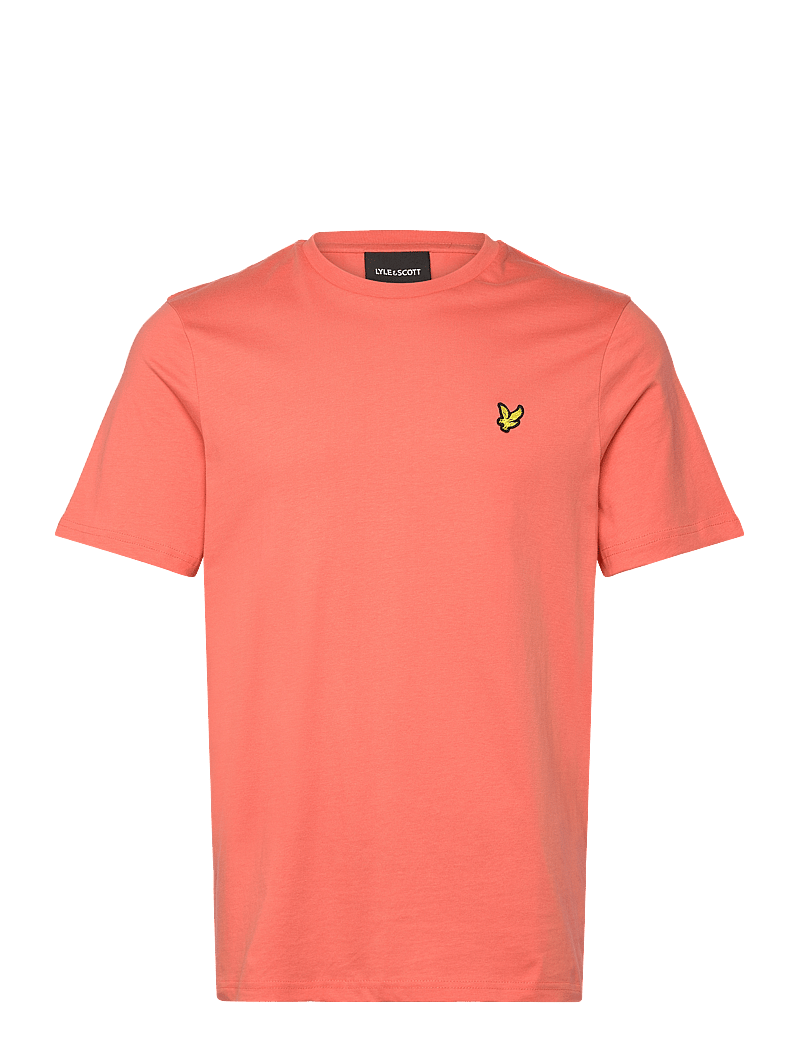 Lyle & Scott - Plain T-Shirt - kortärmade t-shirts - x586 coral stand - 1