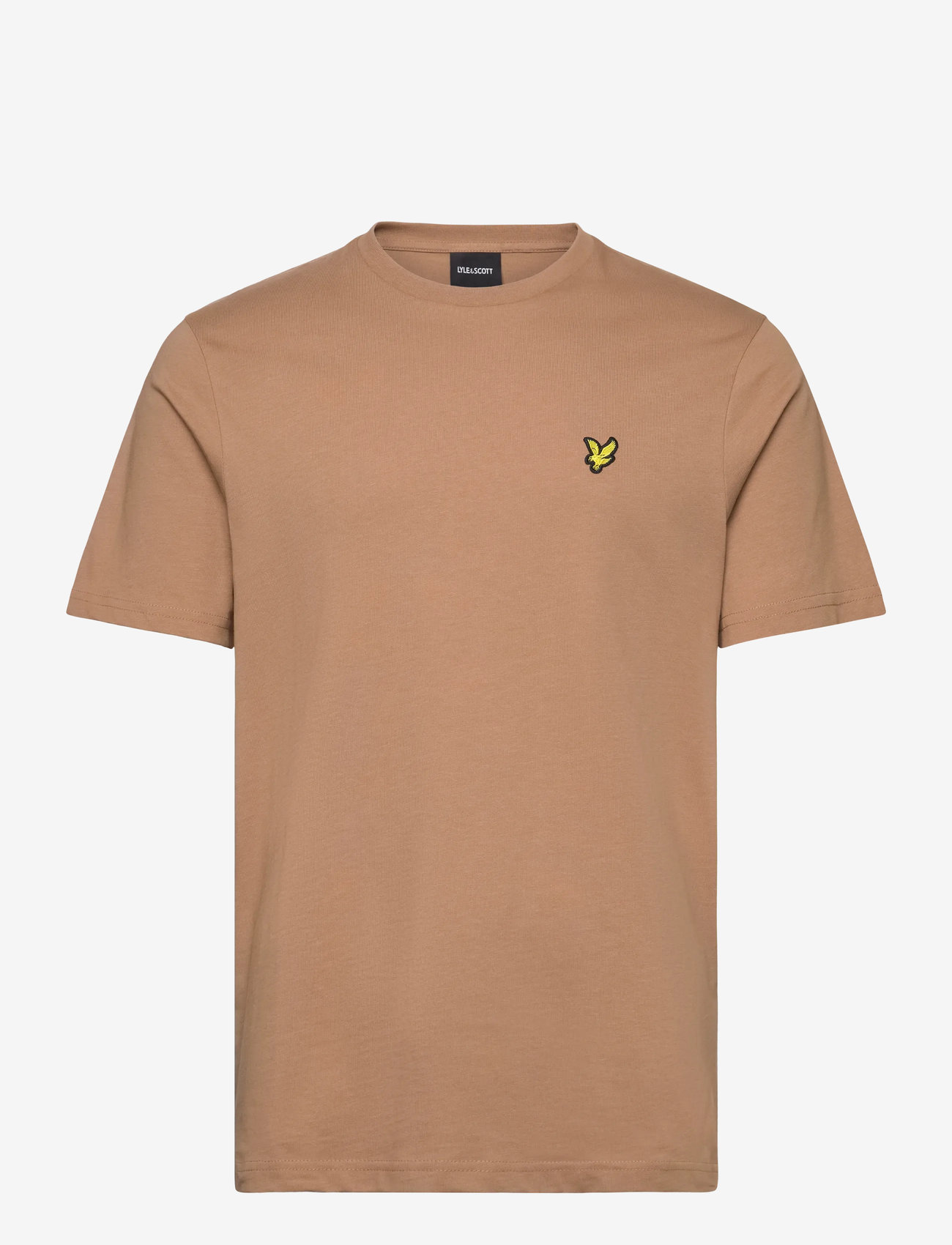Lyle & Scott - Plain T-Shirt - kortärmade t-shirts - x851 tigers eye - 1