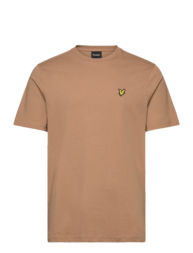 Lyle & Scott - Plain T-Shirt - kortärmade t-shirts - x851 tigers eye - 1