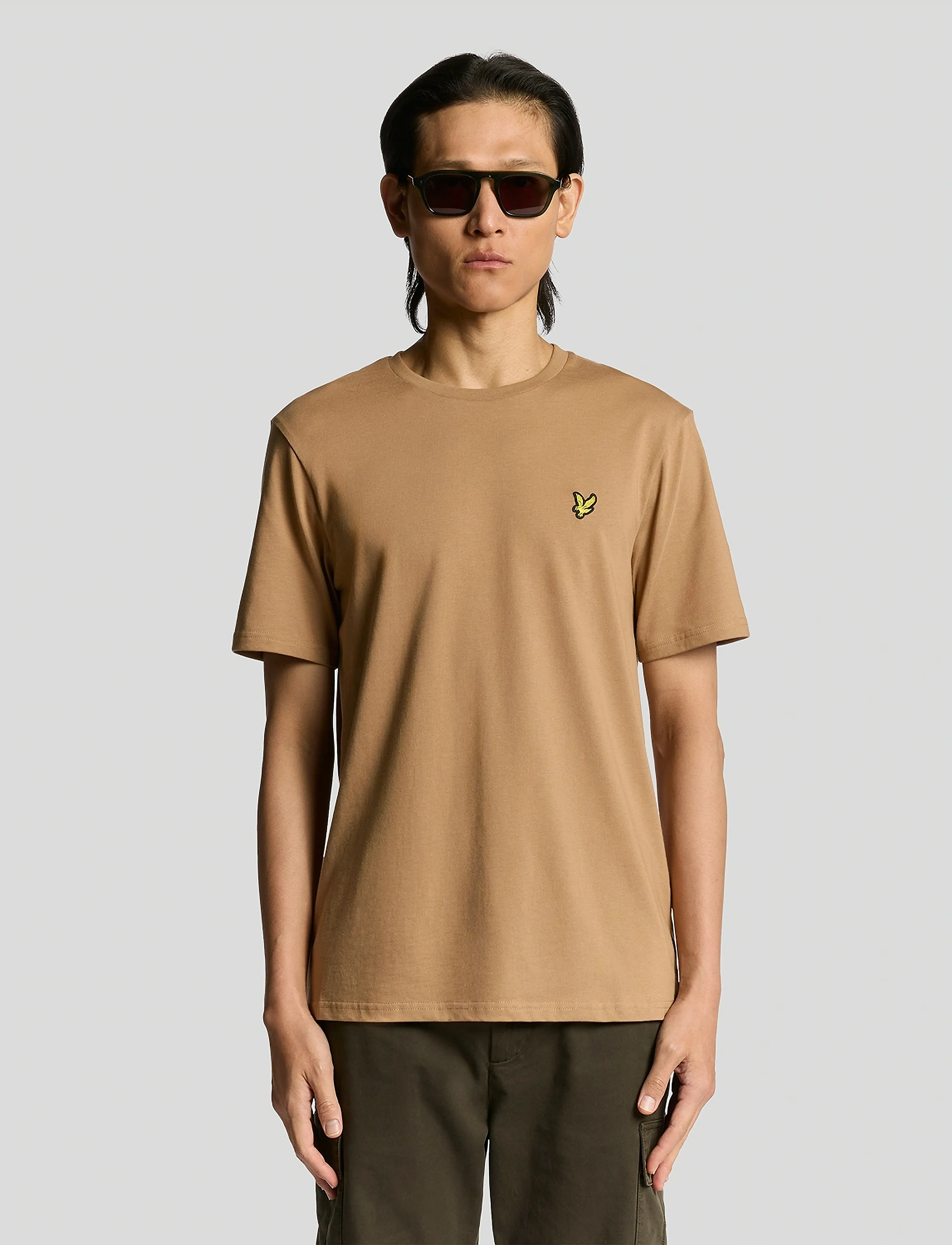 Lyle & Scott - Plain T-Shirt - kurzärmelig - x851 tigers eye - 4
