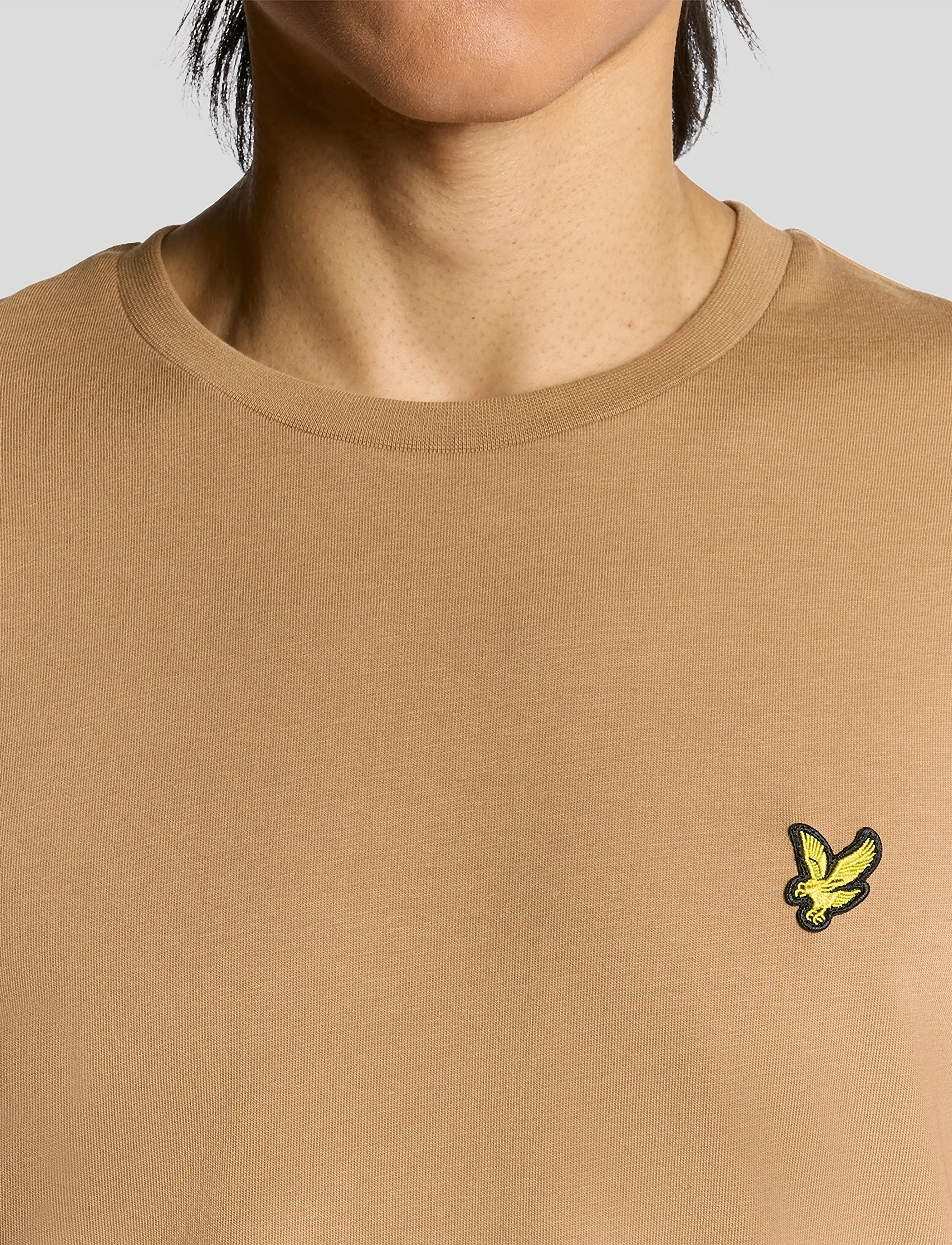 Lyle & Scott - Plain T-Shirt - kurzärmelig - x851 tigers eye - 5