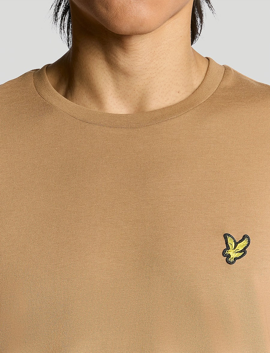 Lyle & Scott - Plain T-Shirt - kurzärmelig - x851 tigers eye - 5