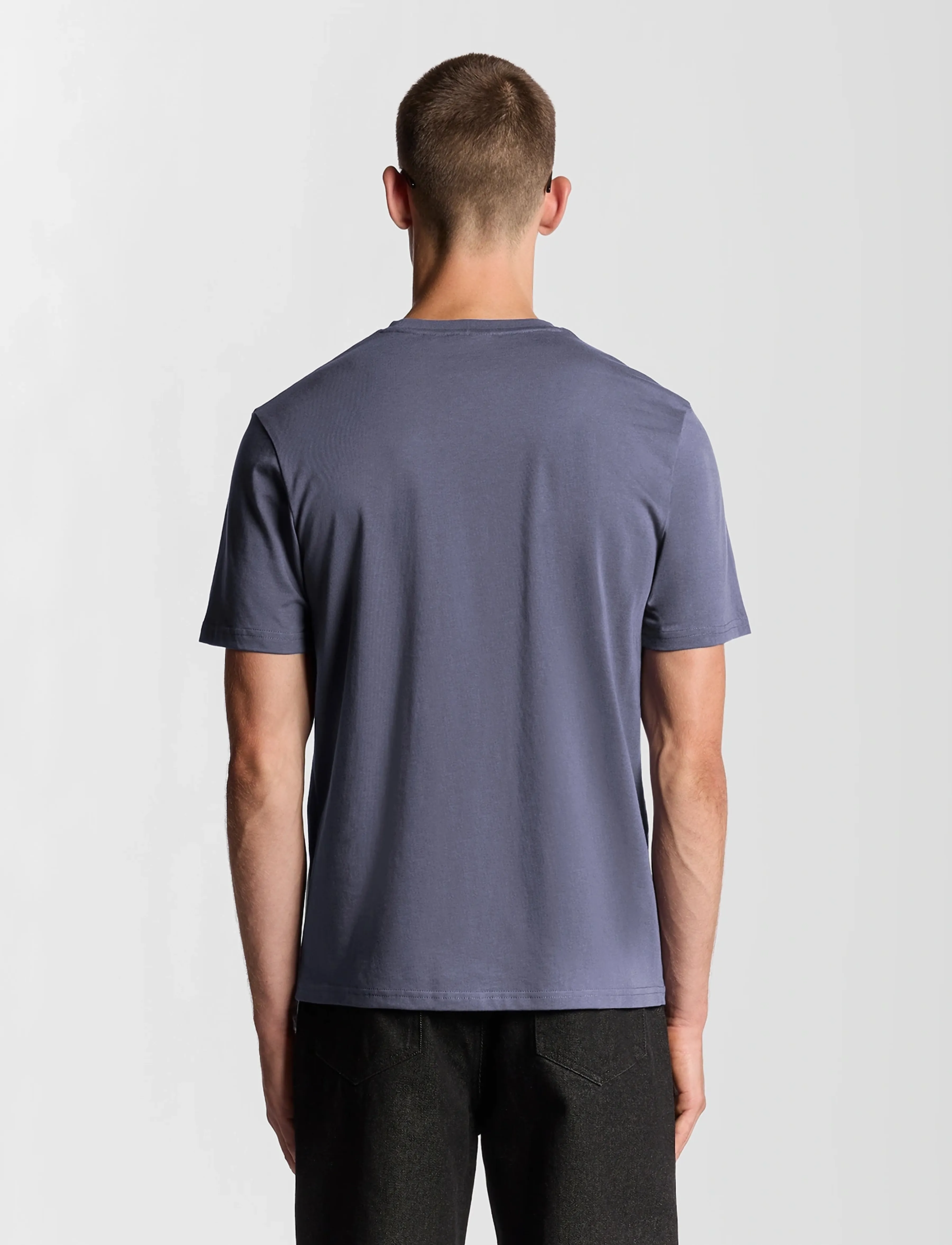 Lyle & Scott - Plain T-Shirt - laveste priser - x854 graystone - 3