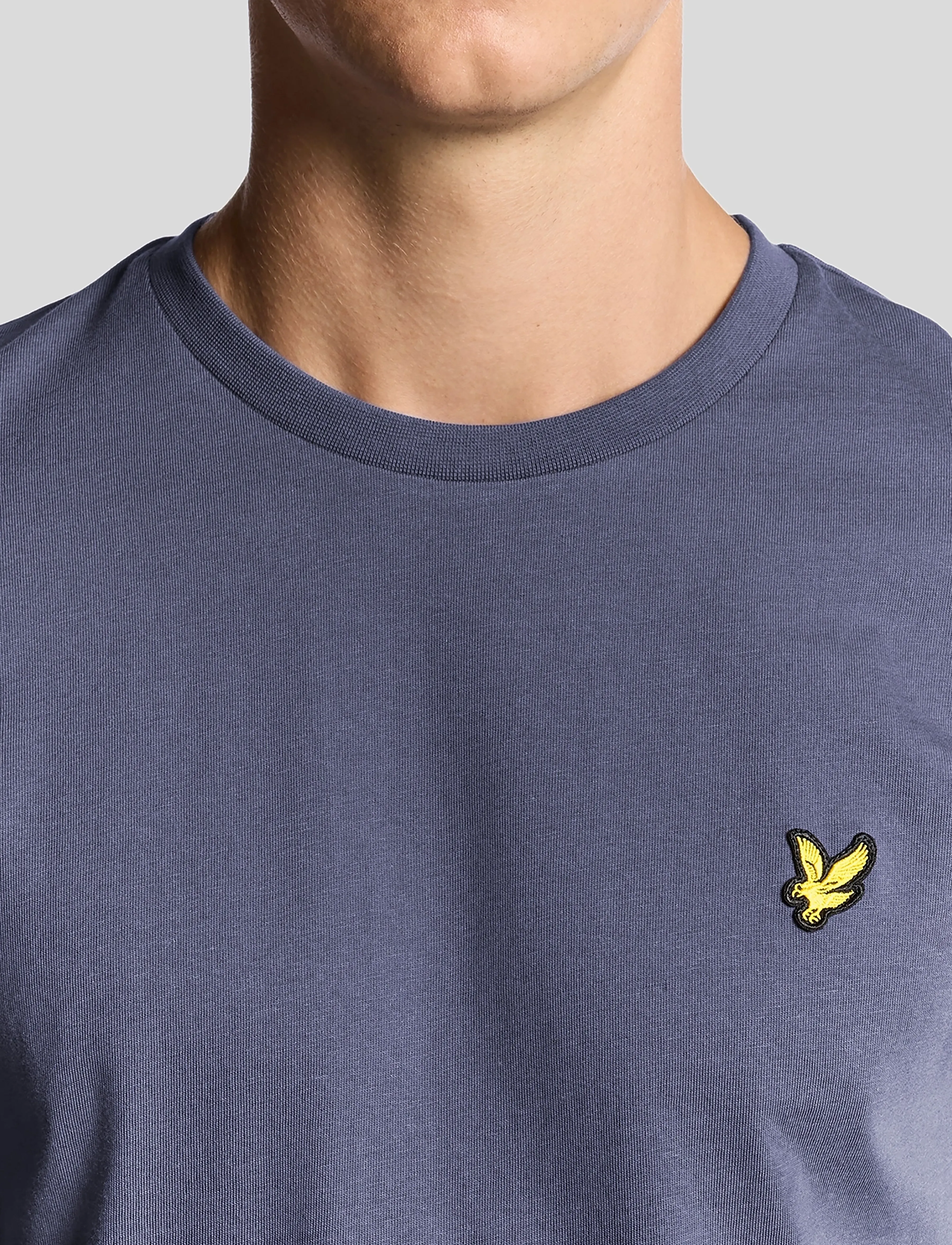 Lyle & Scott - Plain T-Shirt - laveste priser - x854 graystone - 4