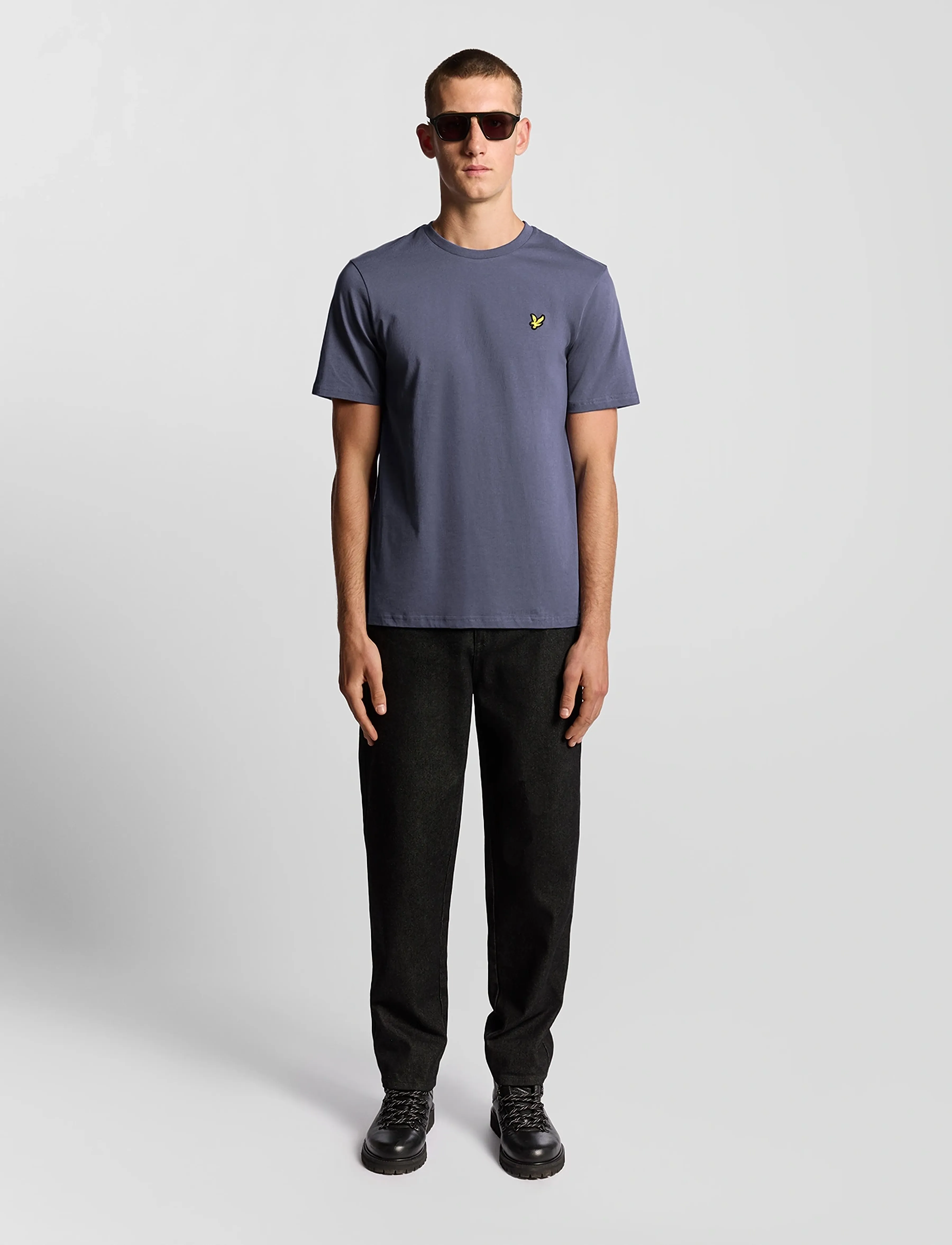 Lyle & Scott - Plain T-Shirt - laveste priser - x854 graystone - 5