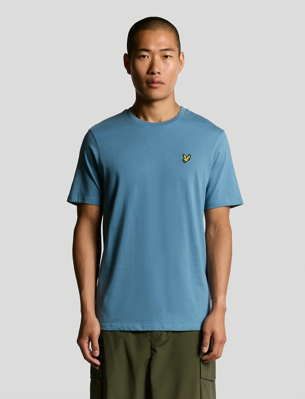 Lyle & Scott - Plain T-Shirt - short-sleeved t-shirts - x861 ocean sky - 0