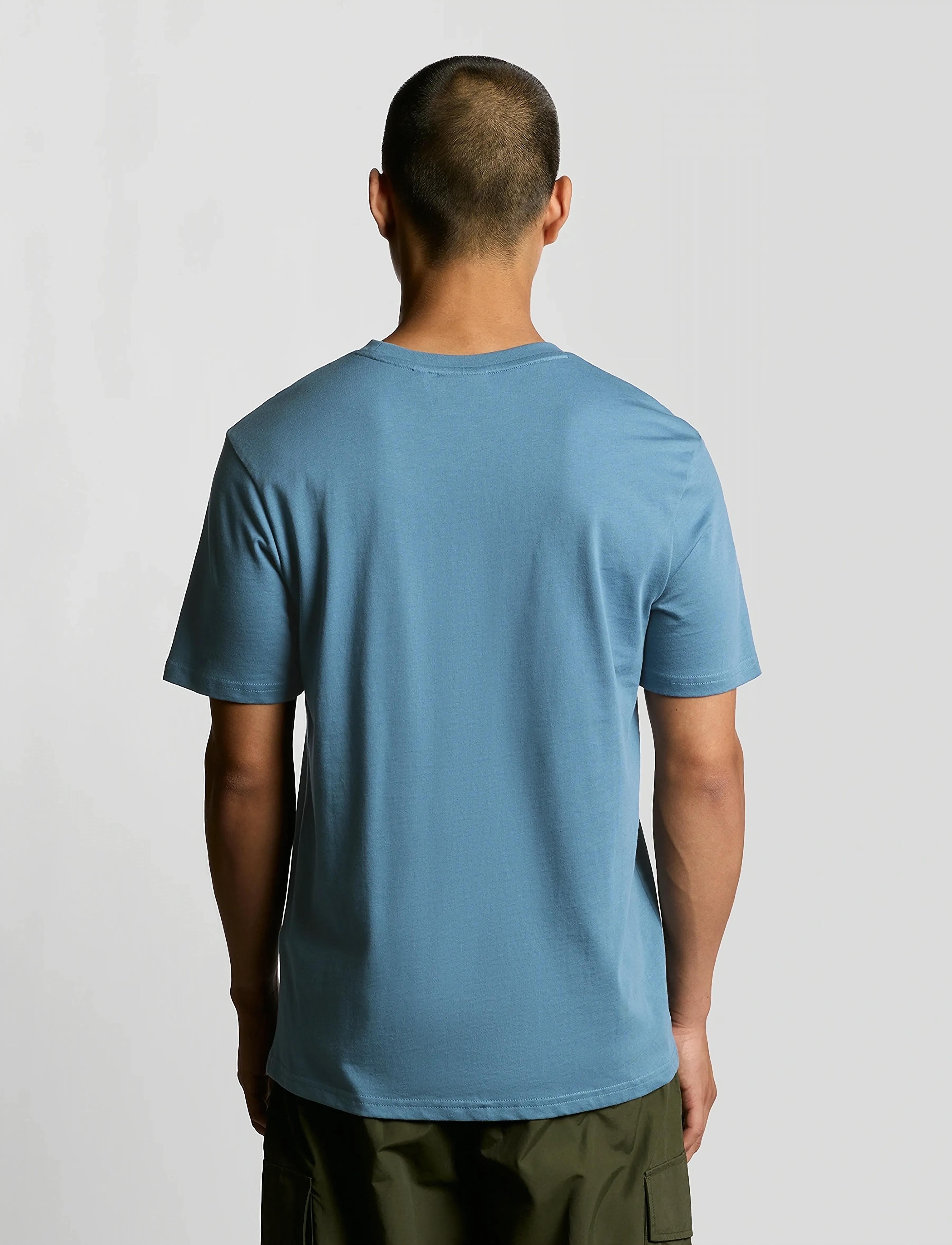 Lyle & Scott - Plain T-Shirt - laveste priser - x861 ocean sky - 3