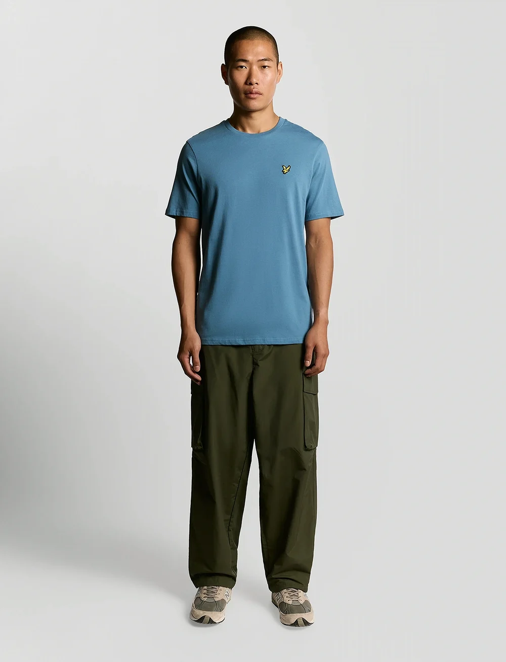 Lyle & Scott - Plain T-Shirt - short-sleeved t-shirts - x861 ocean sky - 4