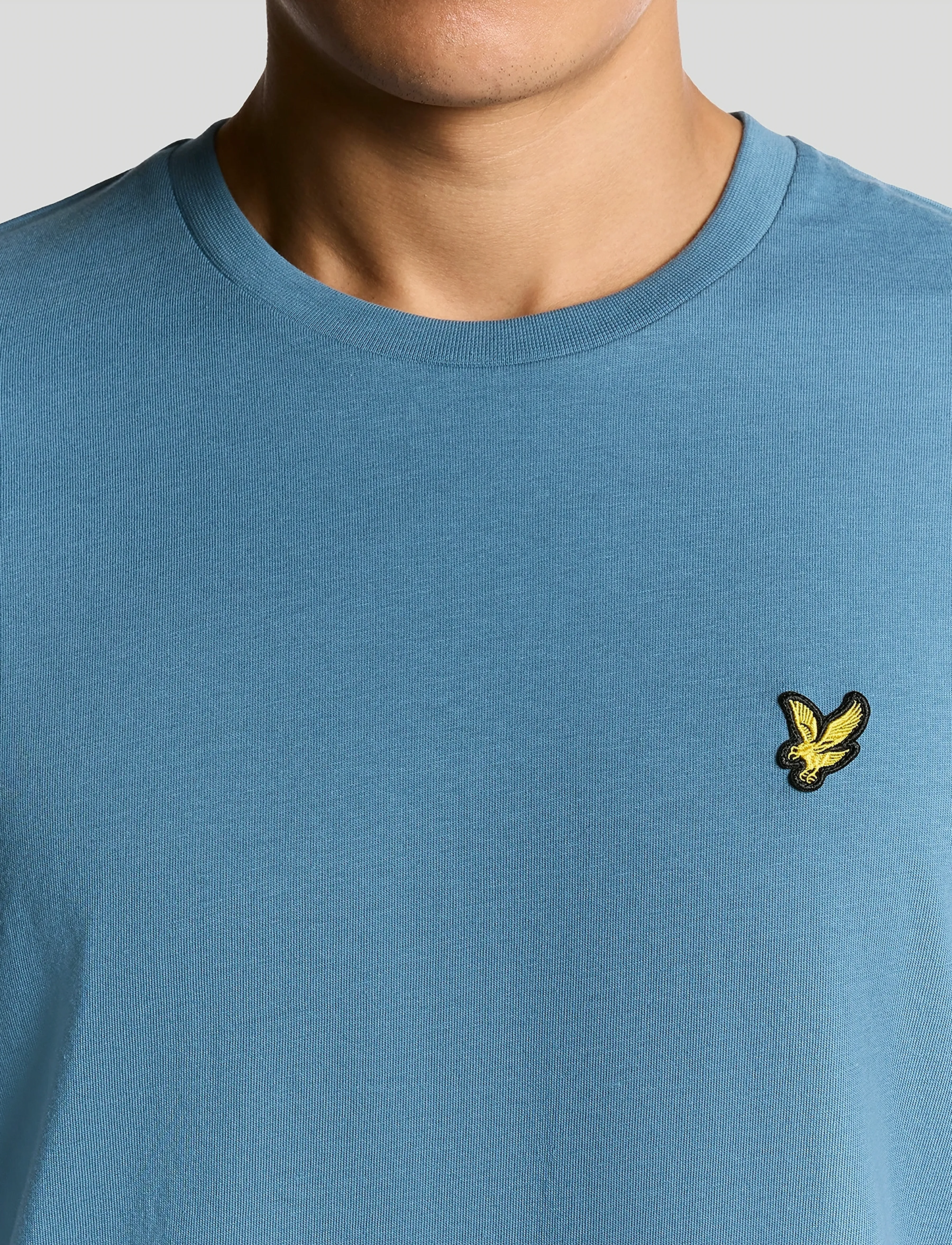 Lyle & Scott - Plain T-Shirt - laveste priser - x861 ocean sky - 5