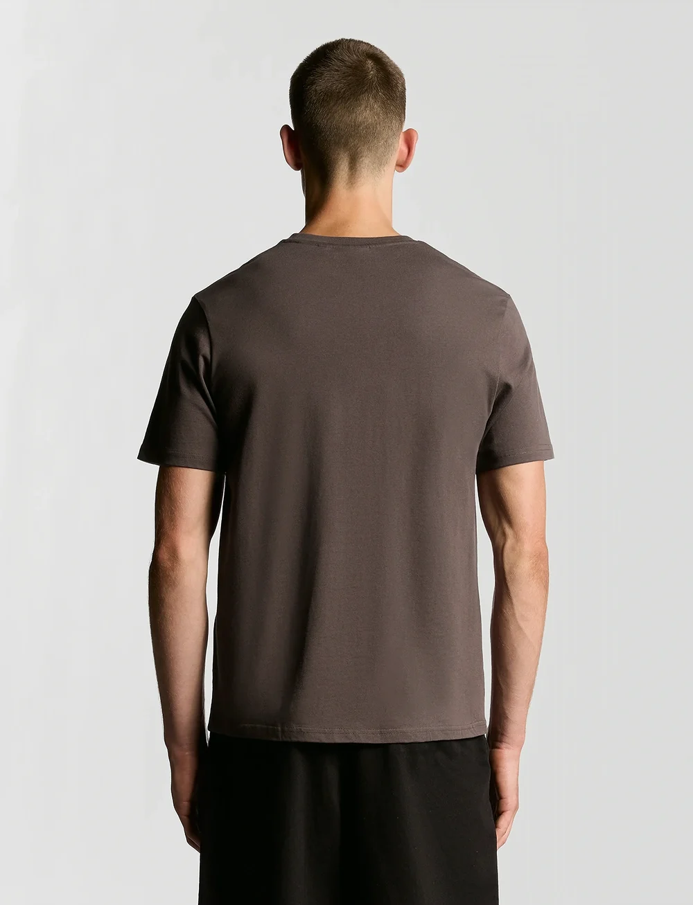 Lyle & Scott - Plain T-Shirt - short-sleeved t-shirts - x863 espresso - 3