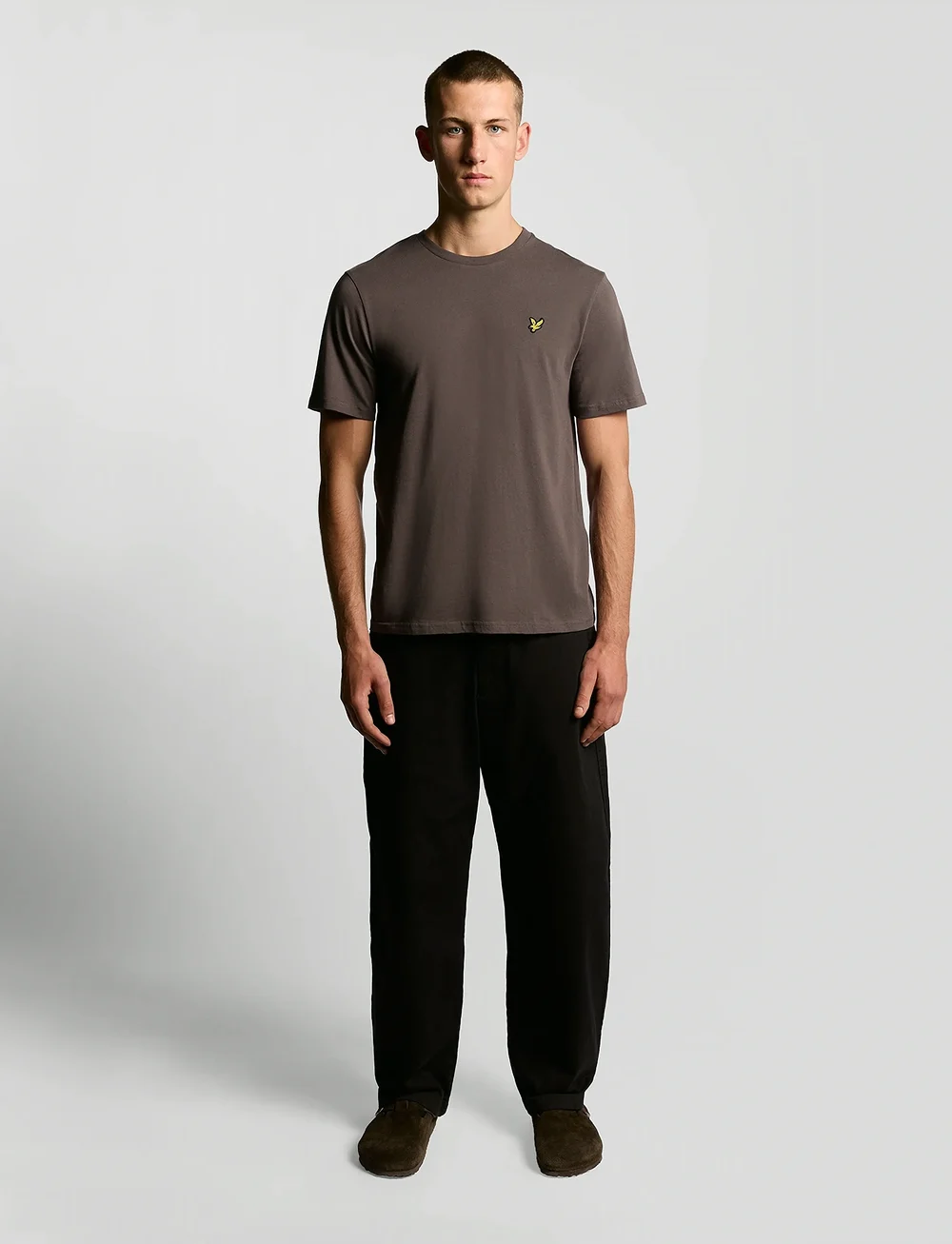 Lyle & Scott - Plain T-Shirt - short-sleeved t-shirts - x863 espresso - 4