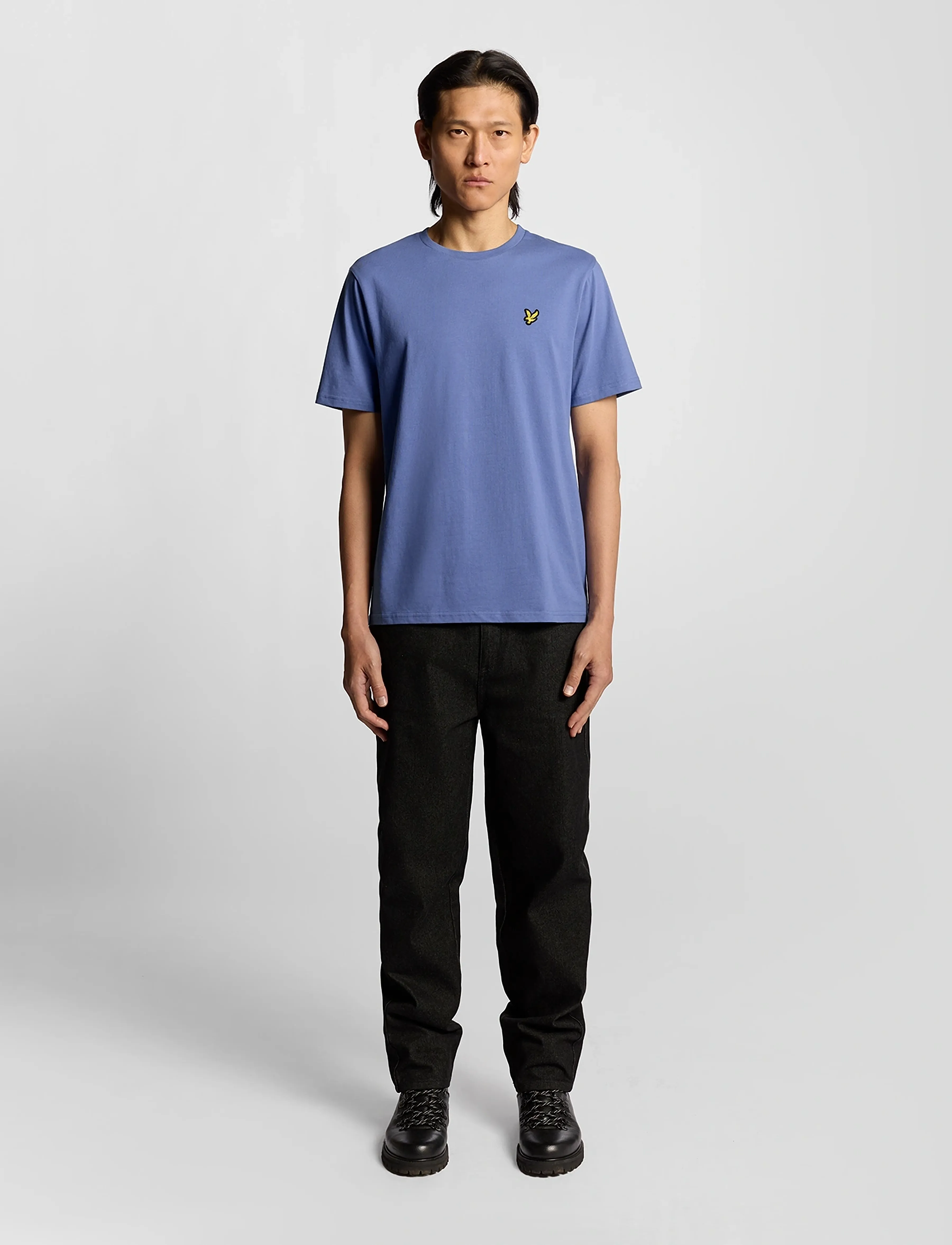 Lyle & Scott - Plain T-Shirt - kortärmade t-shirts - x876 twilight - 4