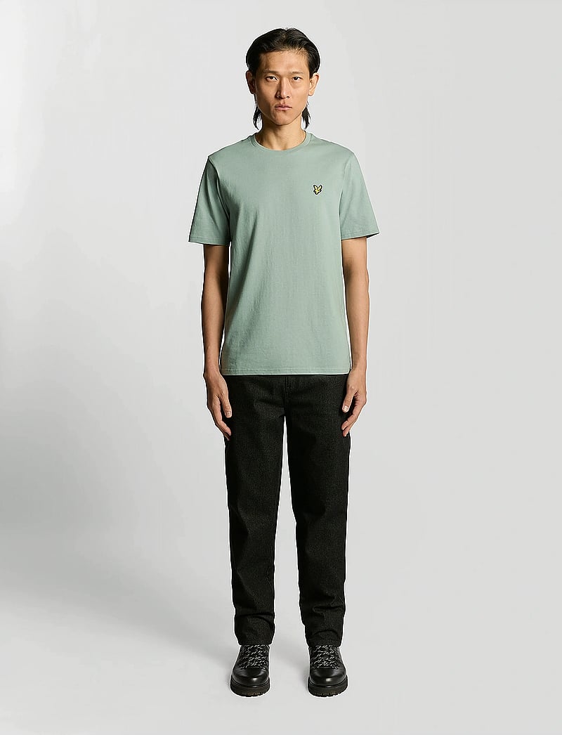 Lyle & Scott - Plain T-Shirt - kortærmede t-shirts - x882 cold mint - 4