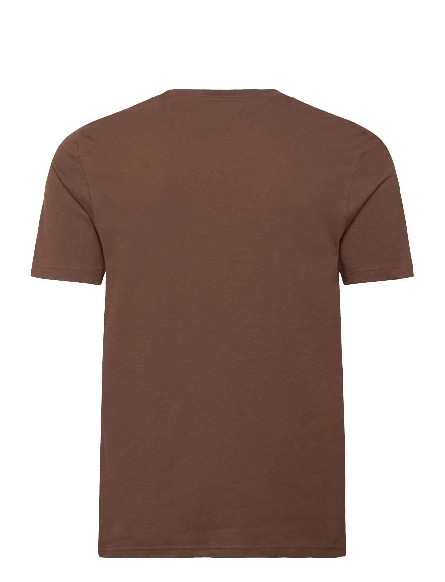 Lyle & Scott - Plain T-Shirt - lühikeste varrukatega t-särgid - y045 bottle brown - 2
