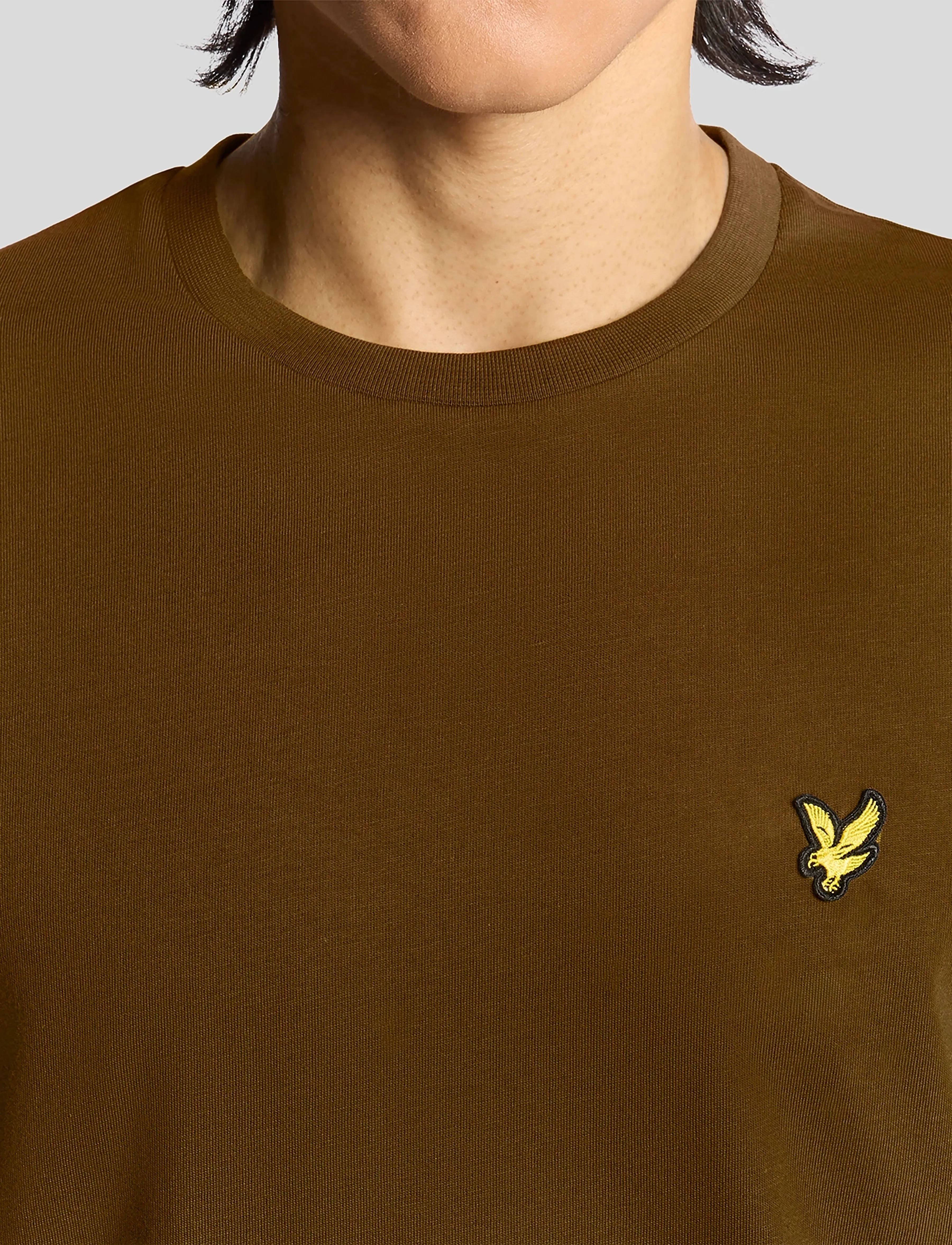 Lyle & Scott - Plain T-Shirt - short-sleeved t-shirts - y048 tree green - 4