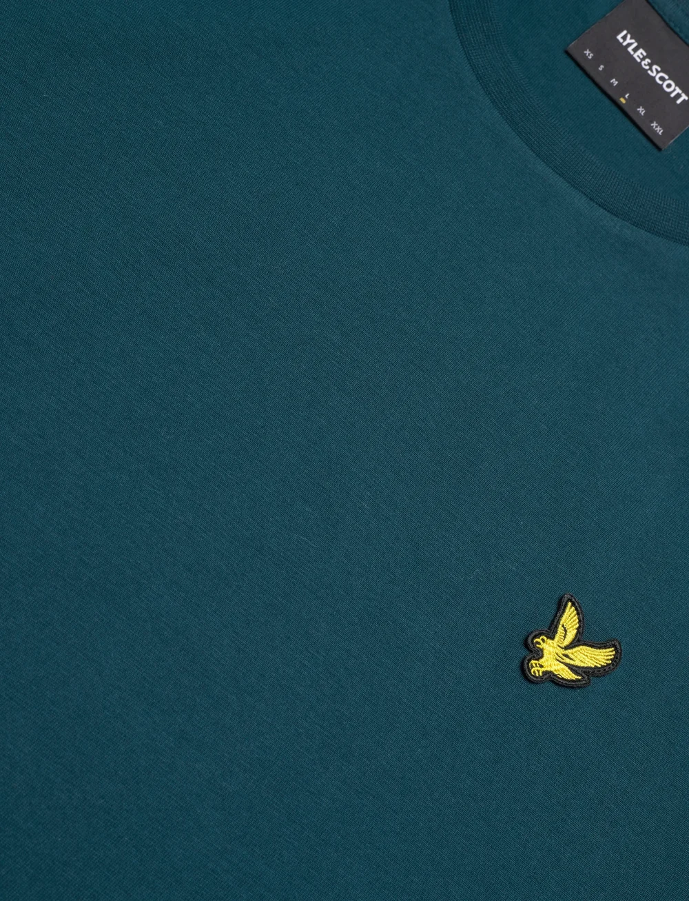 Lyle & Scott - Plain T-Shirt - short-sleeved t-shirts - y066 rich teal - 2