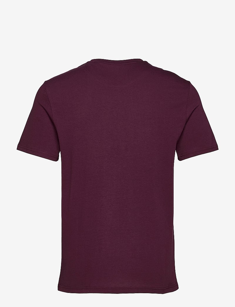 Lyle & Scott - Plain T-Shirt - kurzärmelig - z562 burgundy - 2