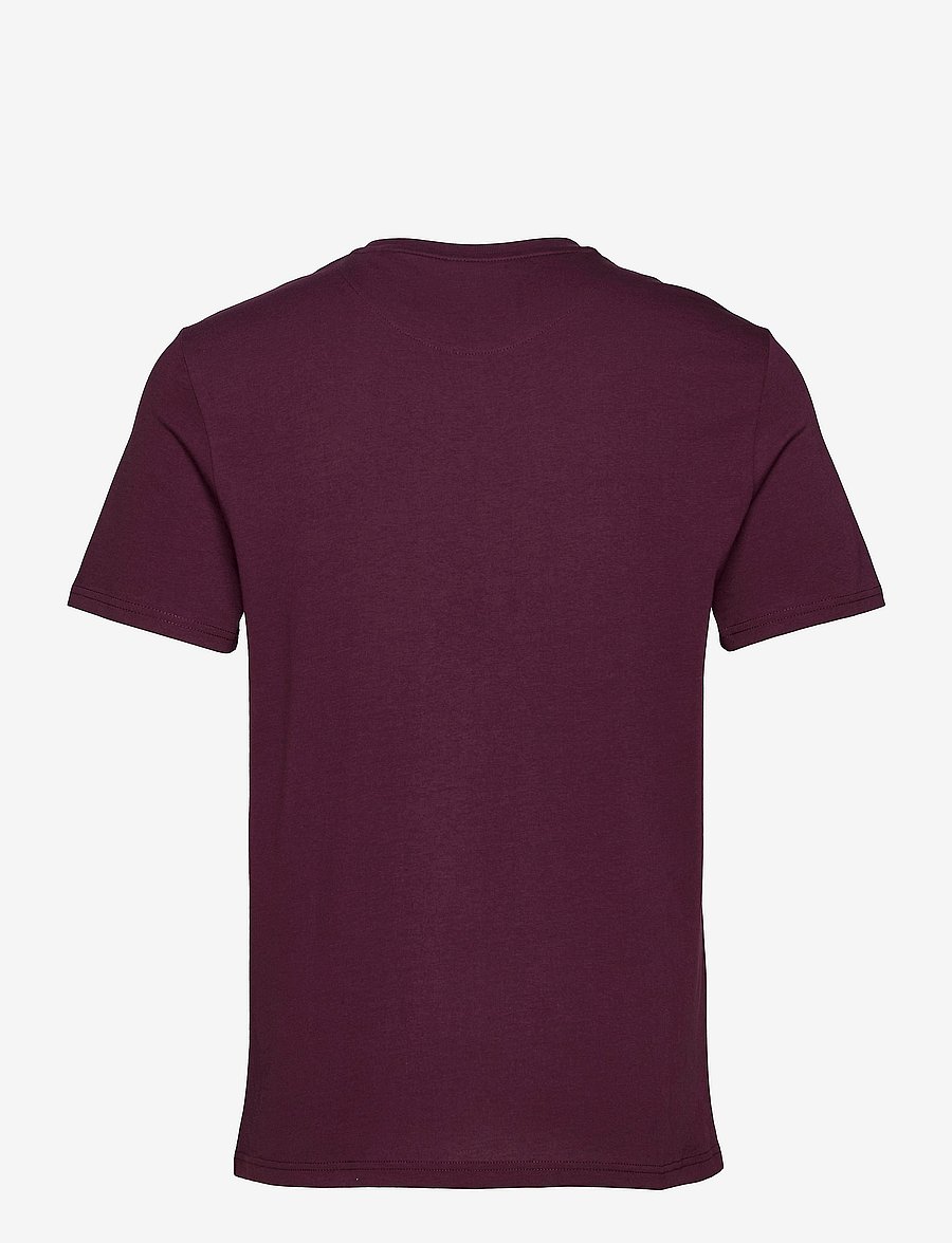 Lyle & Scott - Plain T-Shirt - short-sleeved t-shirts - z562 burgundy - 2