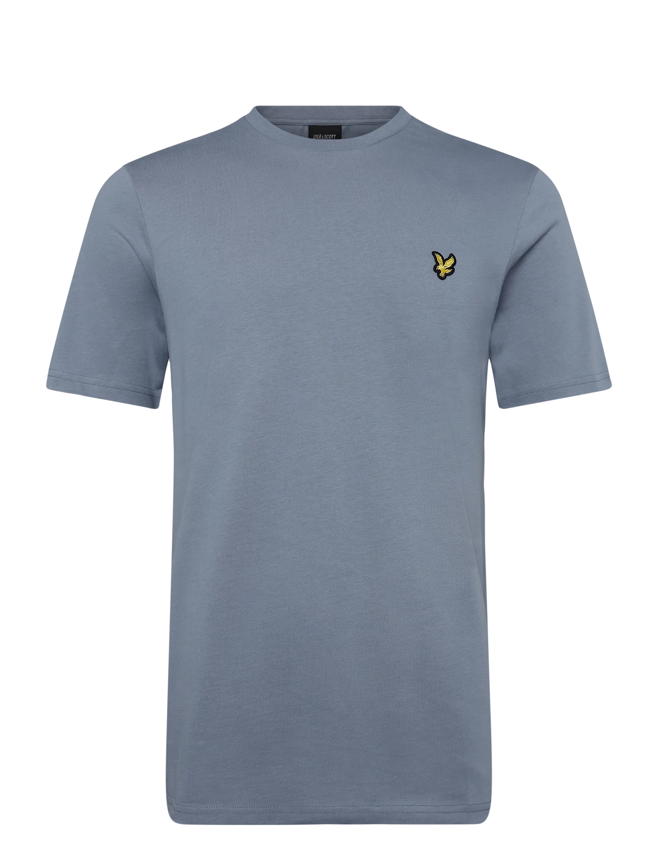 Lyle & Scott Plain T-Shirt, L, T-shirts, Blau - Short-sleeved, Männerswear