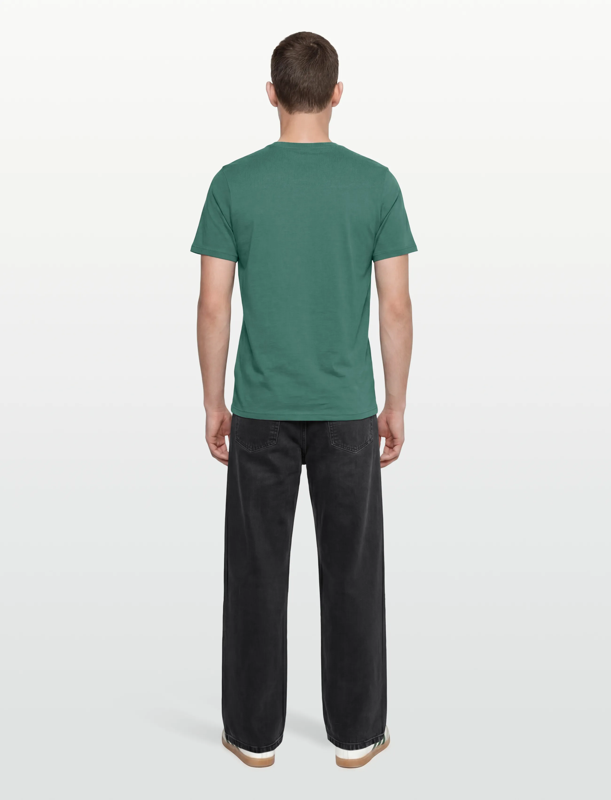 Lyle & Scott - Plain T-Shirt - short-sleeved t-shirts - w130 everglade - 4