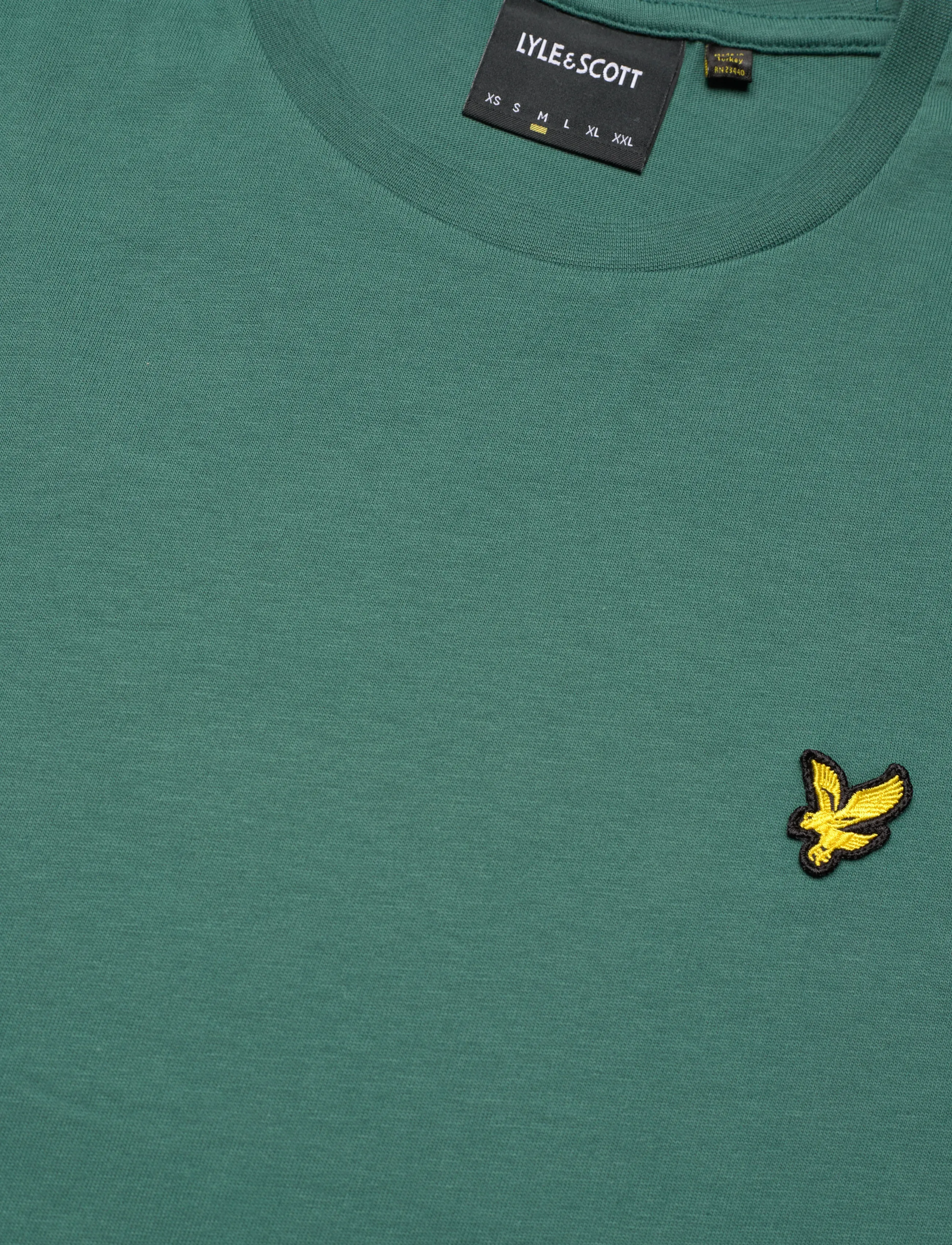 Lyle & Scott - Plain T-Shirt - short-sleeved t-shirts - w130 everglade - 5