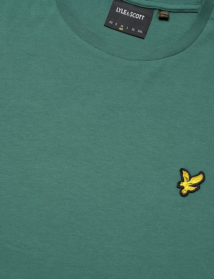 Lyle & Scott - Plain T-Shirt - kurzärmelige t-shirts - w130 everglade - 5