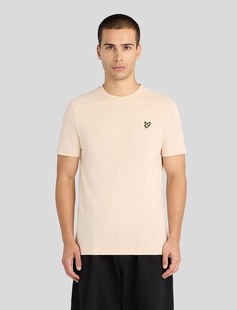 Lyle & Scott - Plain T-Shirt - kurzärmelige t-shirts - walnut beige - 0
