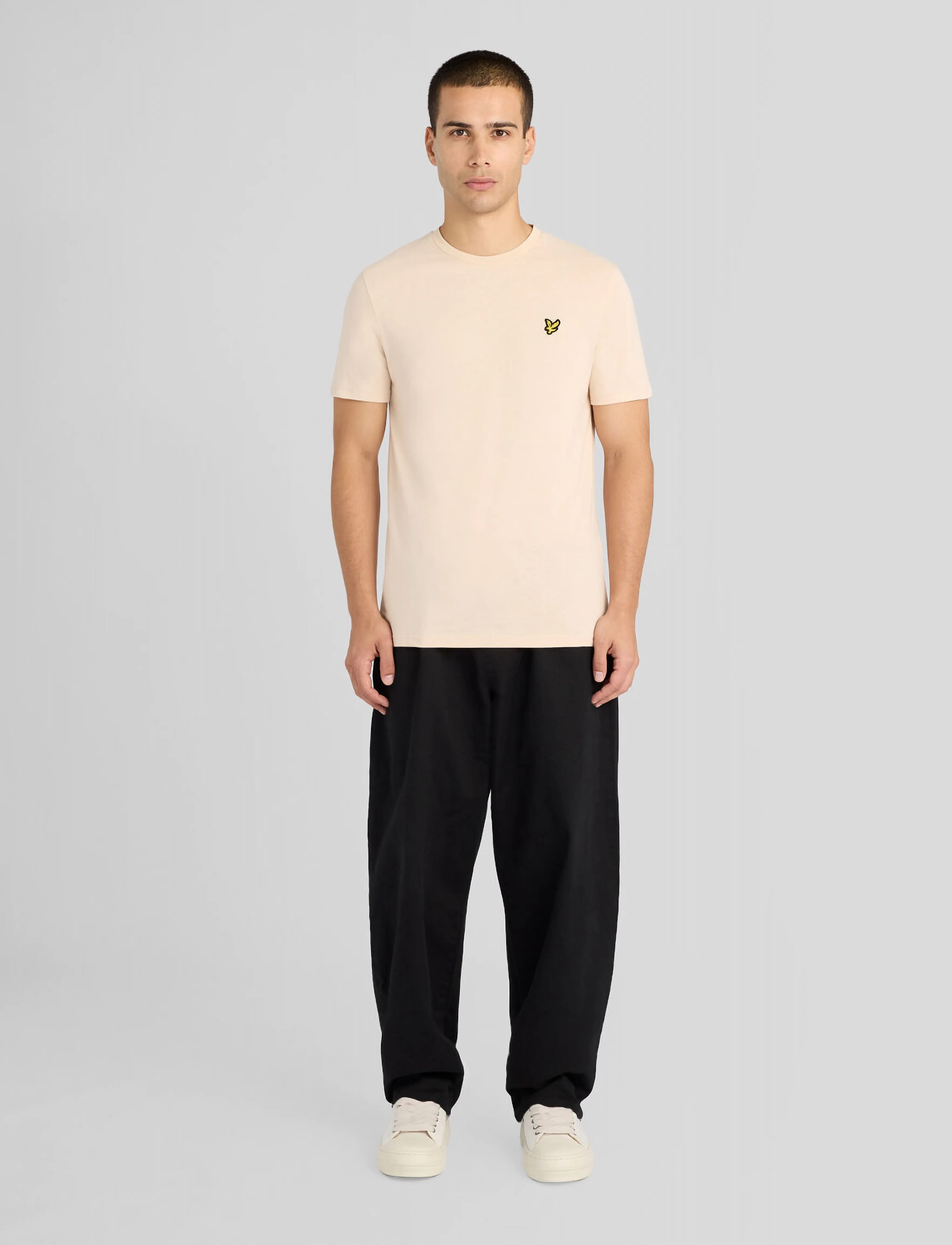 Lyle & Scott - Plain T-Shirt - kurzärmelige t-shirts - walnut beige - 4