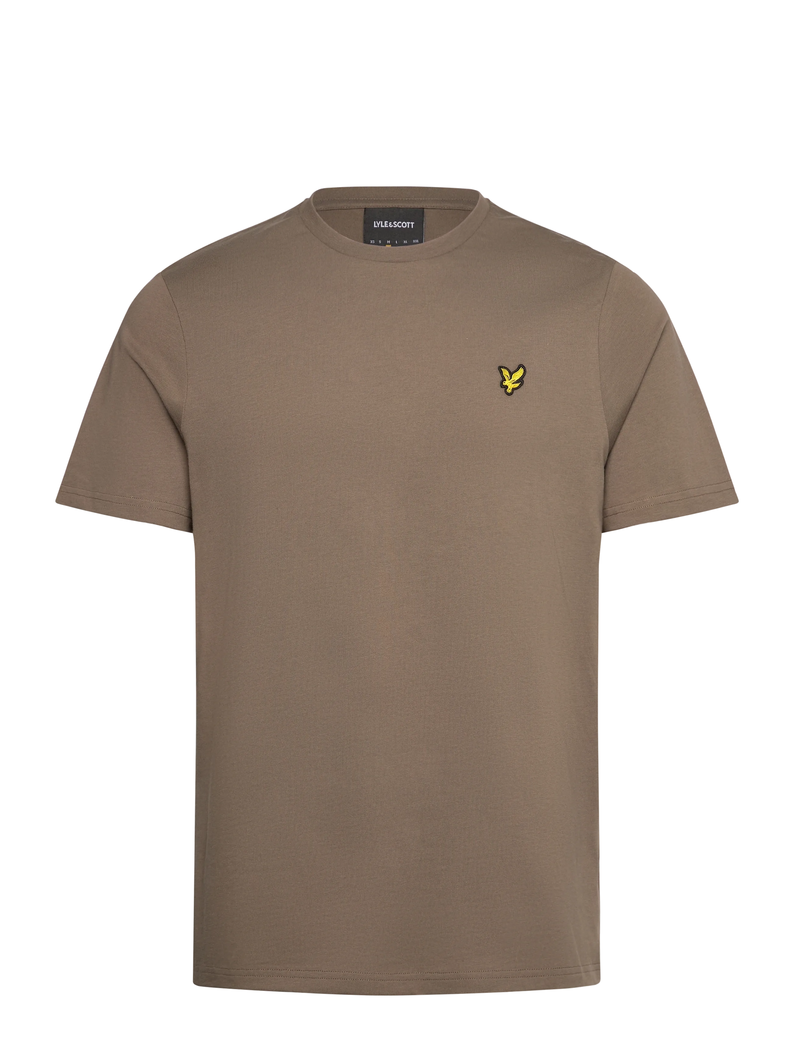 Lyle & Scott Plain T-Shirt - T-Shirts - X569 KHAKI ASH / khaki/green