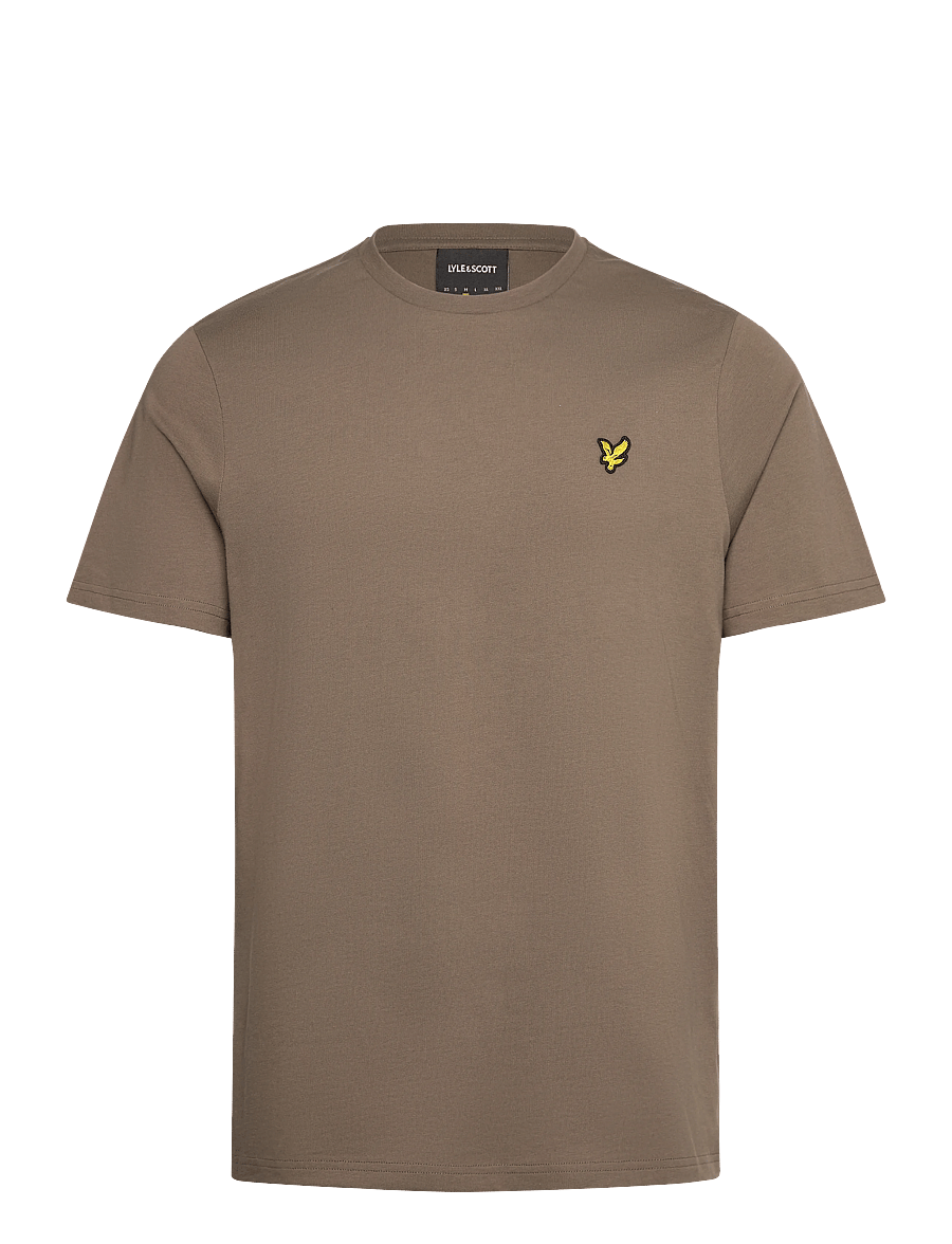 Lyle & Scott - Plain T-Shirt - kurzärmelige t-shirts - x569 khaki ash - 1