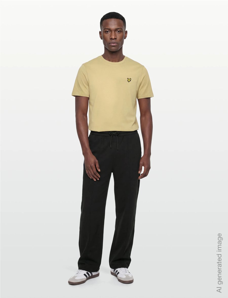 Lyle & Scott - Plain T-Shirt - kortärmade t-shirts - y119 herb green - 0