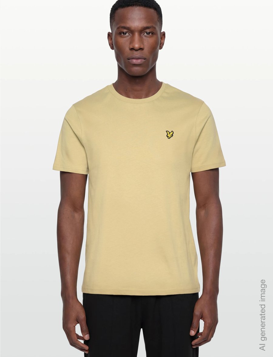 Lyle & Scott - Plain T-Shirt - kortärmade t-shirts - y119 herb green - 3