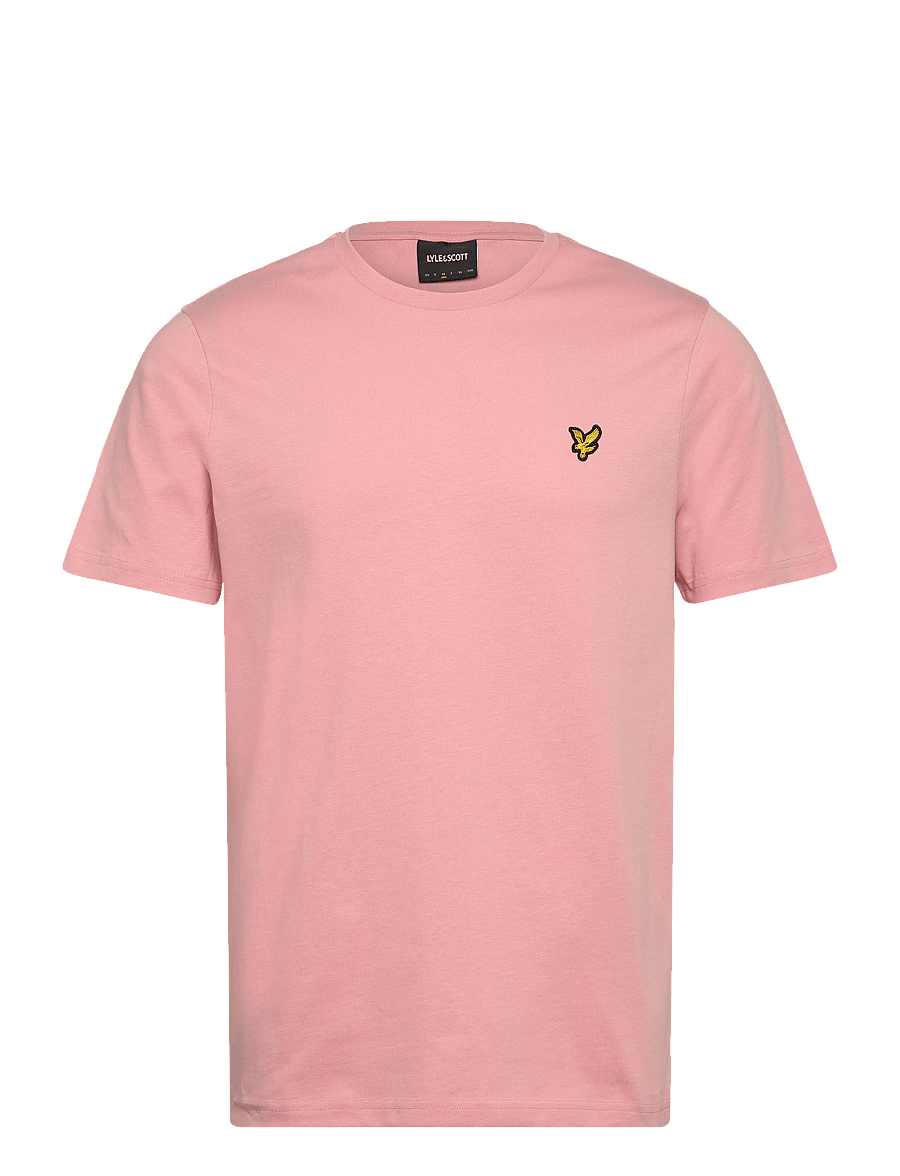 Lyle & Scott - Plain T-Shirt - kurzärmelige t-shirts - y120 pink grapefruit - 1