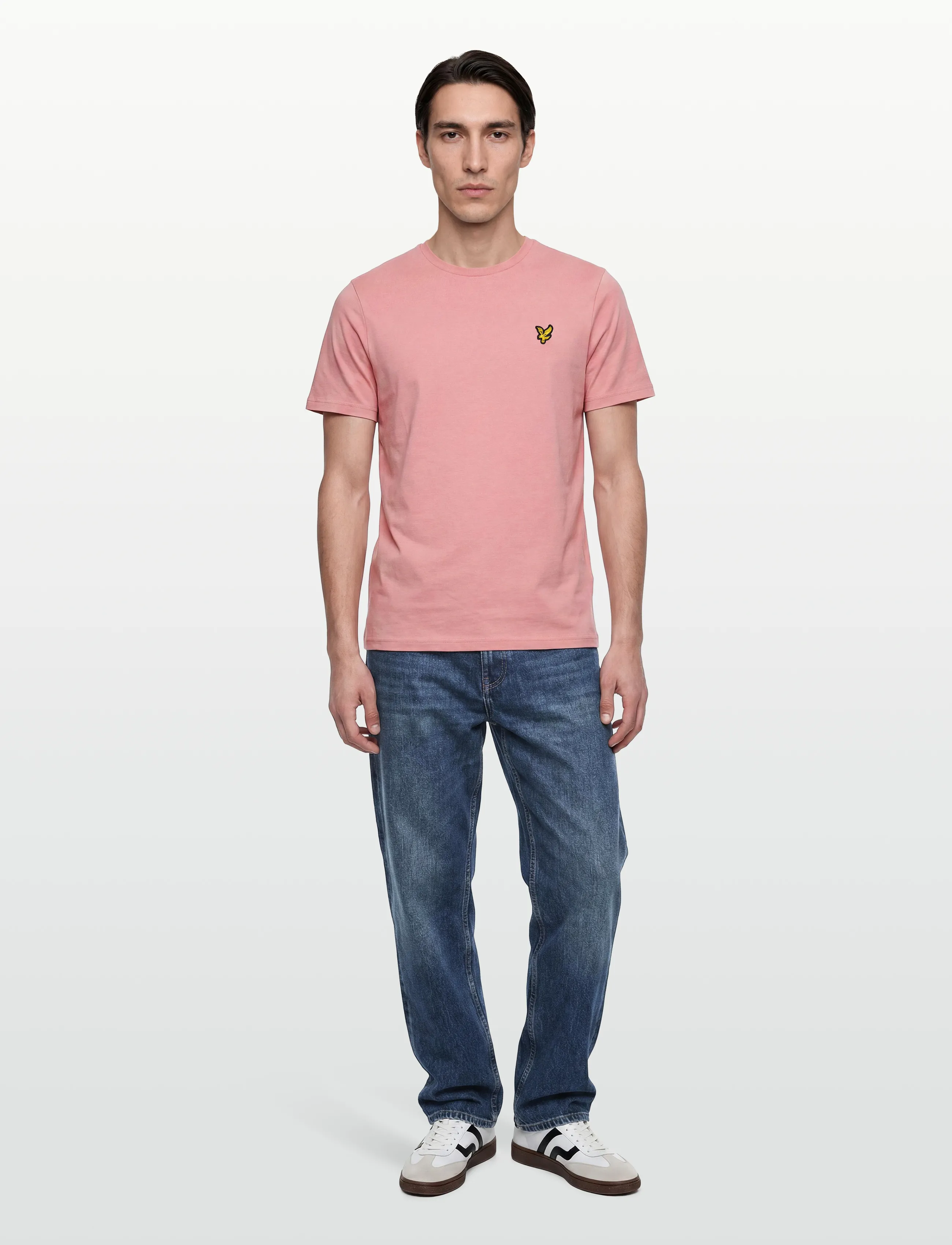Lyle & Scott Plain T-Shirt - Tøj - Y120 PINK GRAPEFRUIT / pink/rose