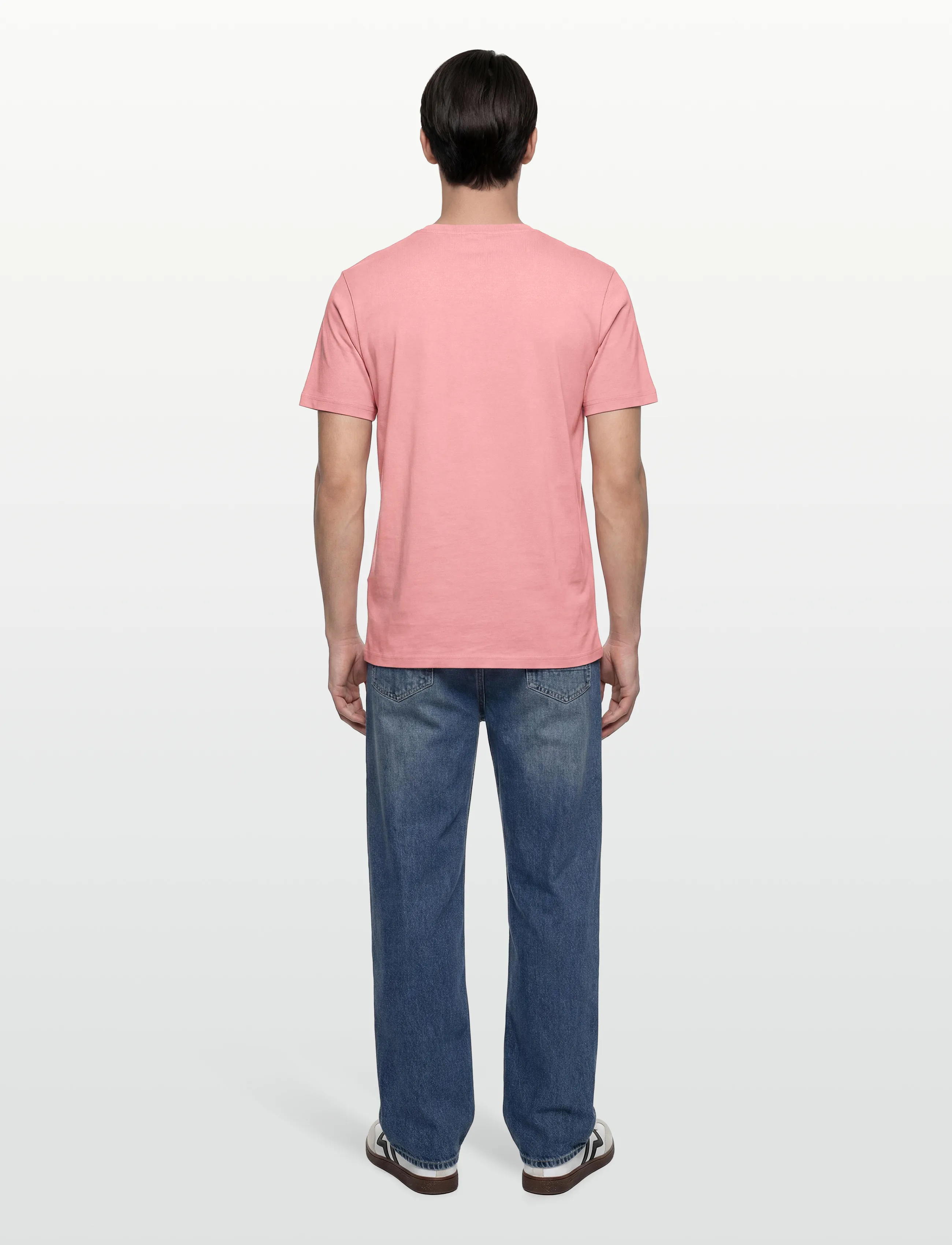Lyle & Scott - Plain T-Shirt - kurzärmelig - y120 pink grapefruit - 4