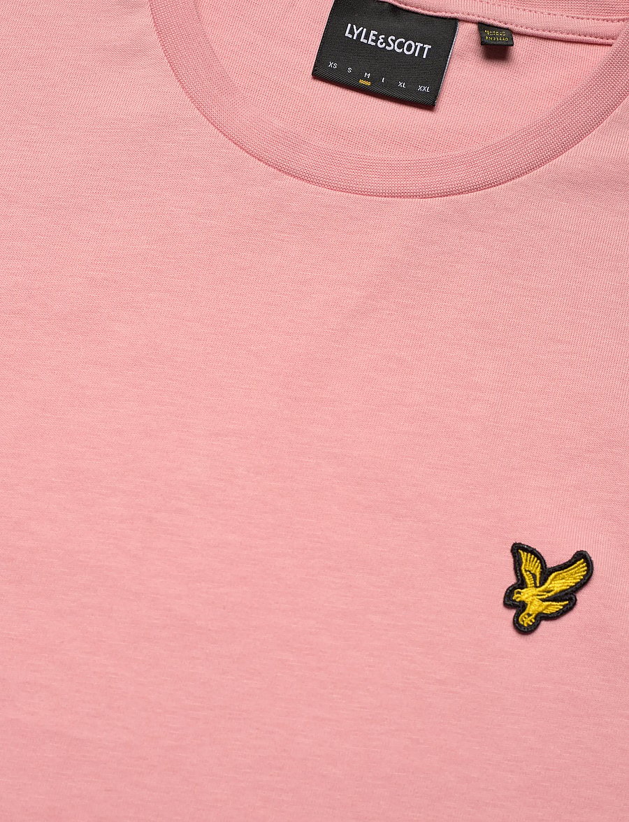 Lyle & Scott - Plain T-Shirt - kurzärmelige t-shirts - y120 pink grapefruit - 5