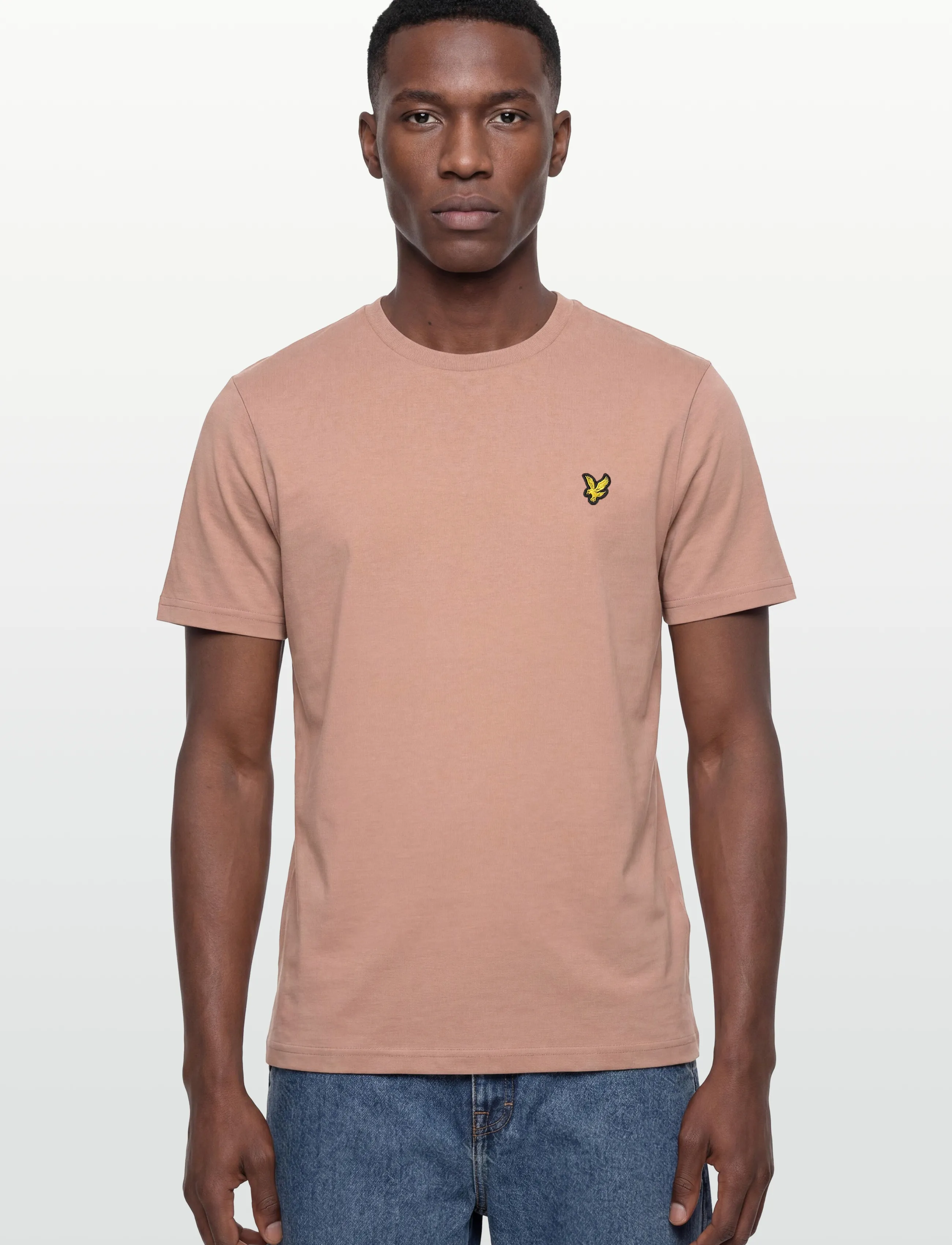 Lyle & Scott - Plain T-Shirt - lyhythihaiset - y121 barley - 3