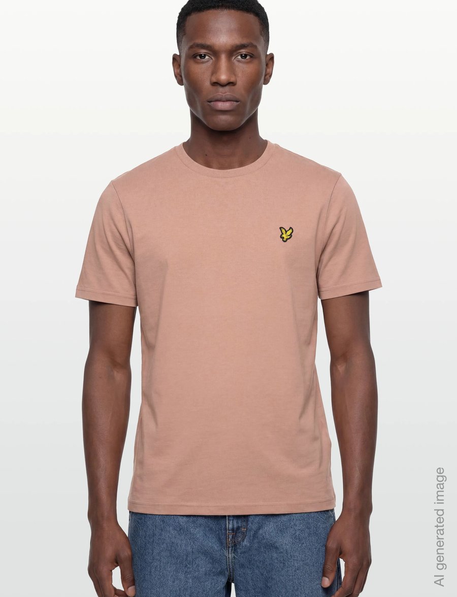 Lyle & Scott - Plain T-Shirt - lühikeste varrukatega t-särgid - y121 barley - 3