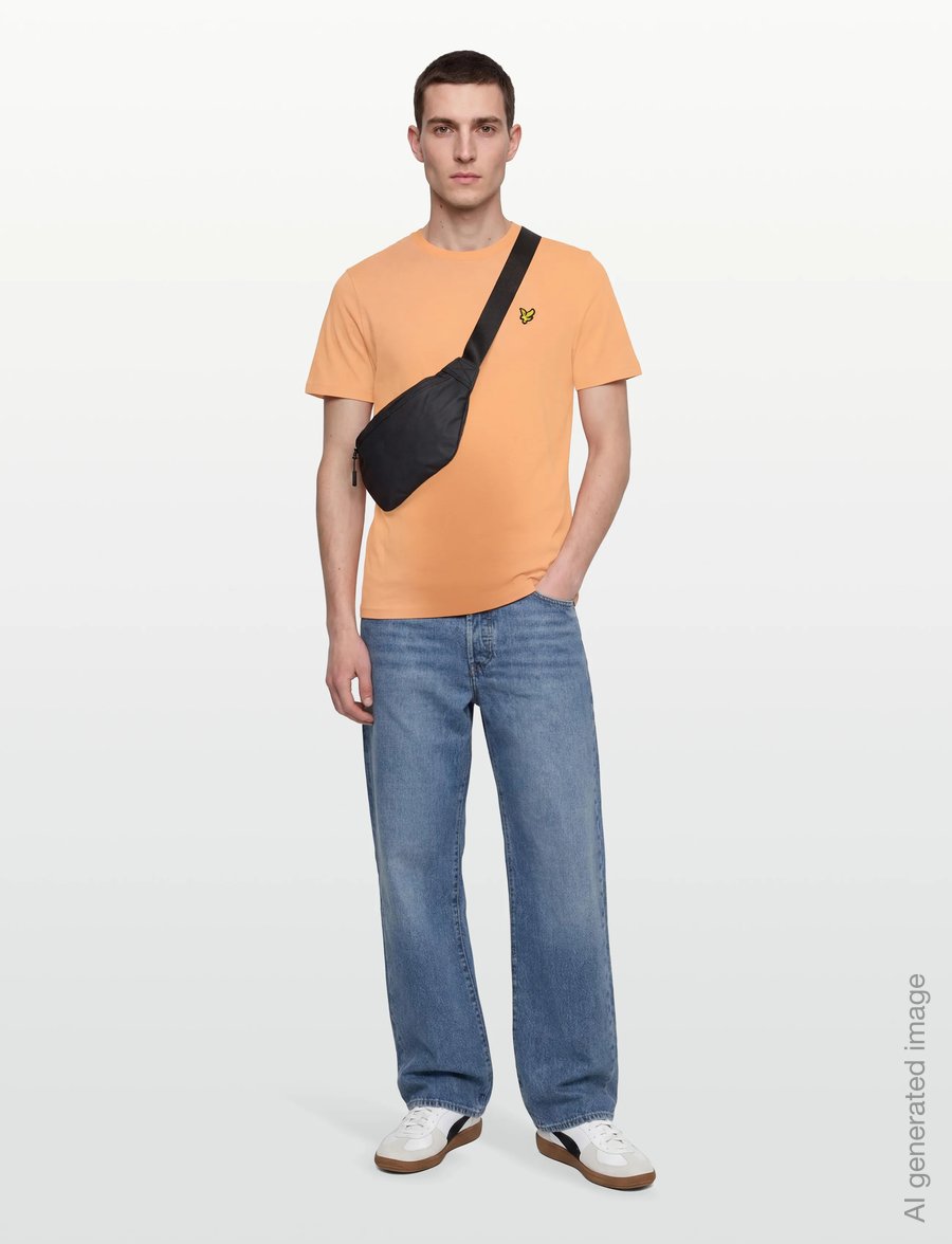 Lyle & Scott - Plain T-Shirt - kurzärmelige t-shirts - y122 honeycomb - 0