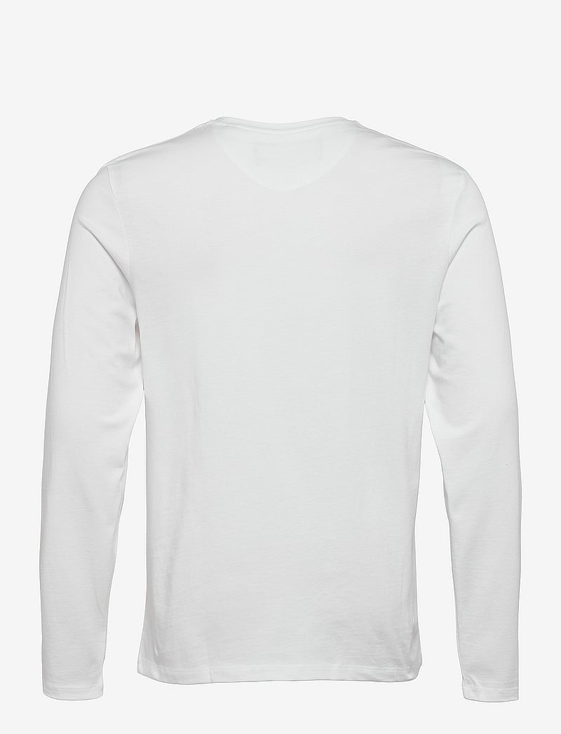 Lyle & Scott - Plain L/S T-Shirt - långärmade t-shirts - 626 white - 2