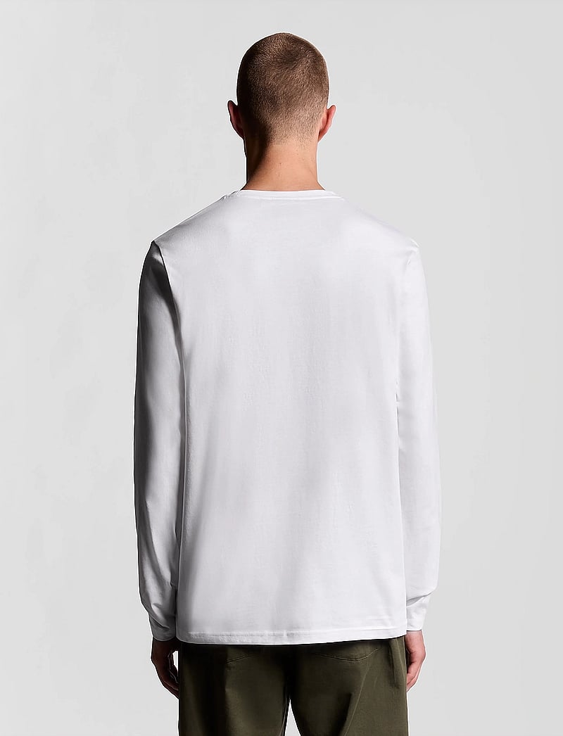 Lyle & Scott - Plain L/S T-Shirt - t-shirts à manches longues - 626 white - 3