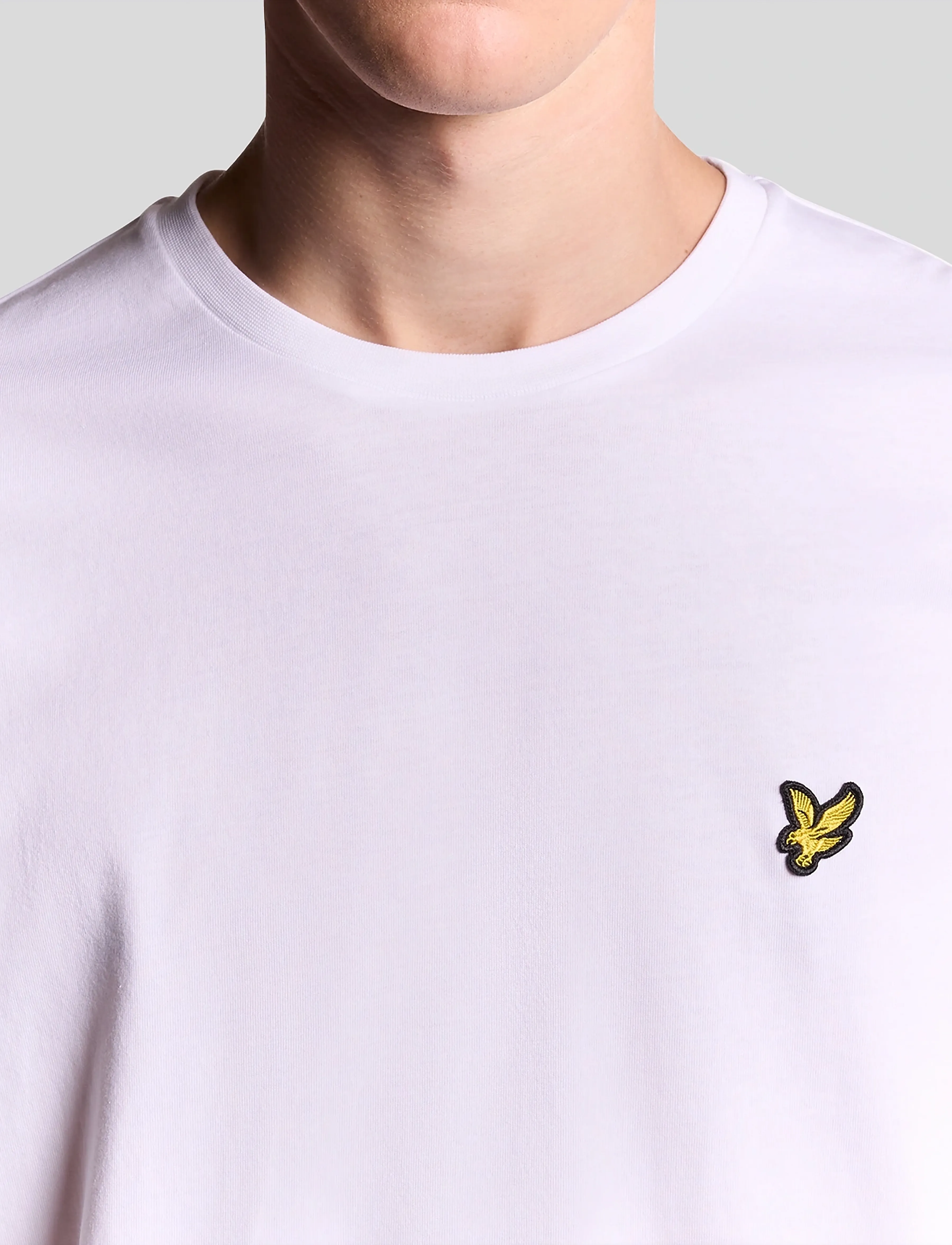 Lyle & Scott - Plain L/S T-Shirt - långärmade t-shirts - 626 white - 5