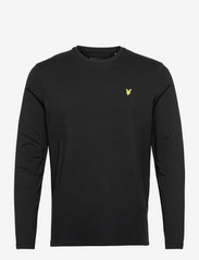 Lyle & Scott - Plain L/S T-Shirt - podstawowe koszulki - jet black - 0