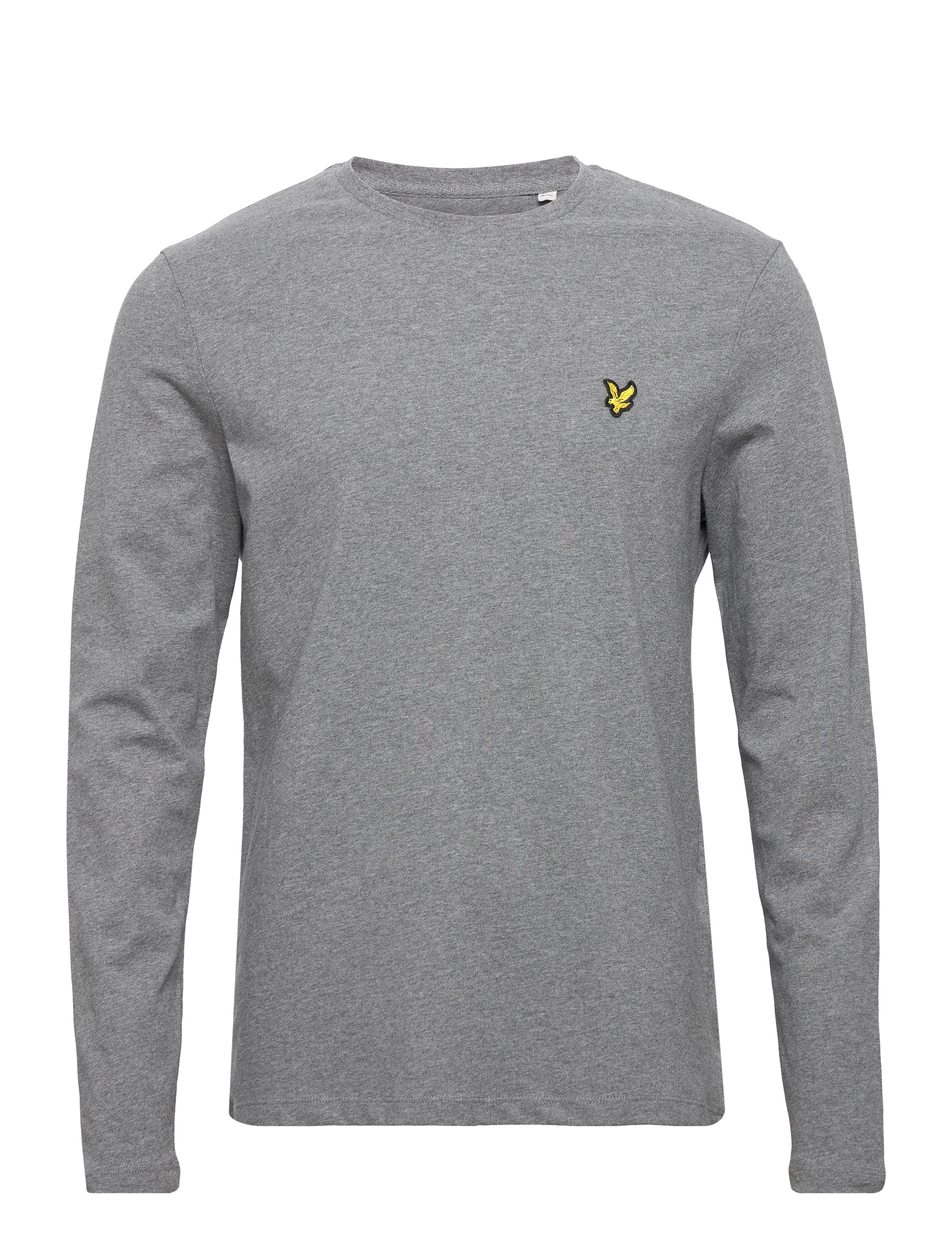 Lyle & Scott - Plain L/S T-Shirt - mid grey marl - 0